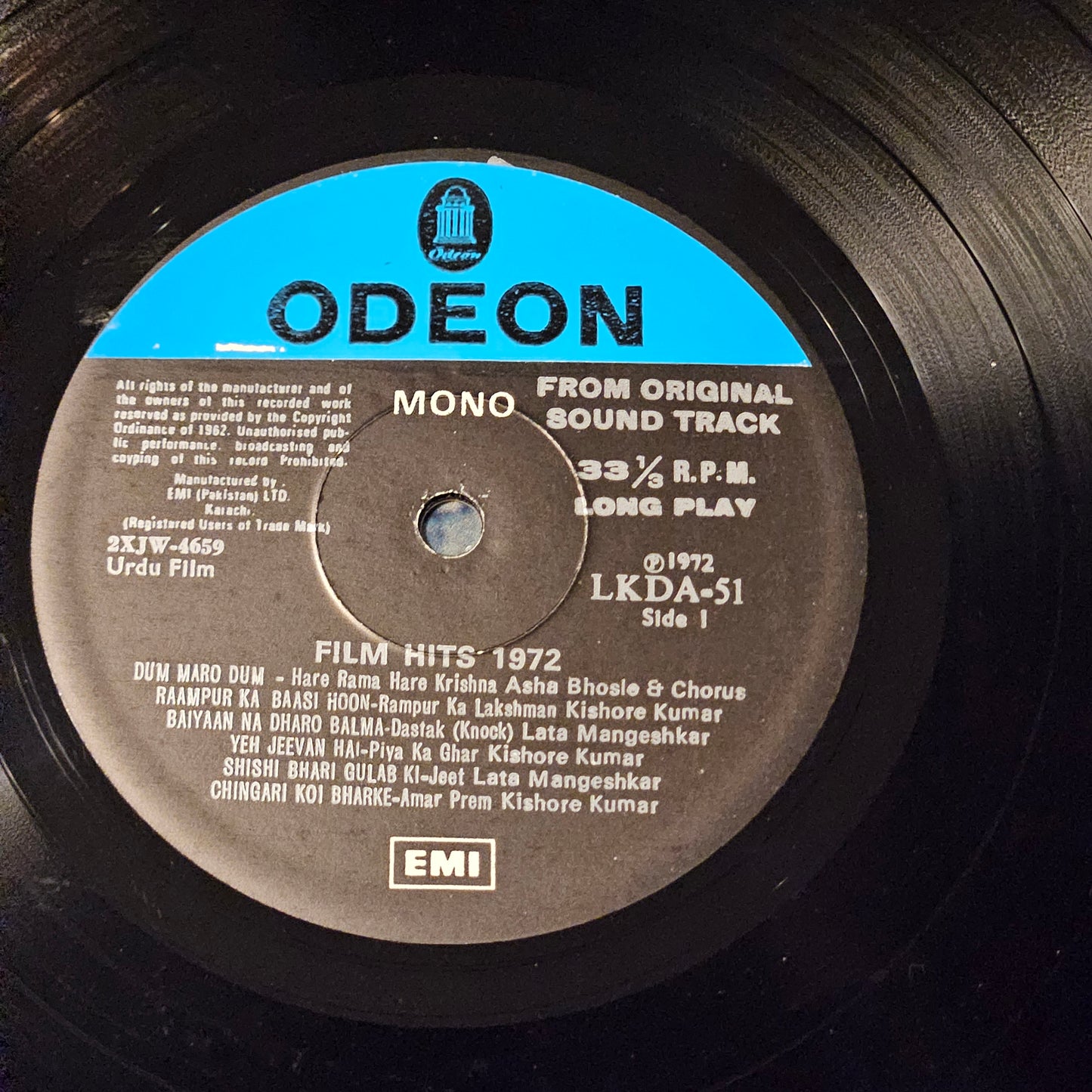 Film Hits 1972 superhit songs Odeon version in near mint condition