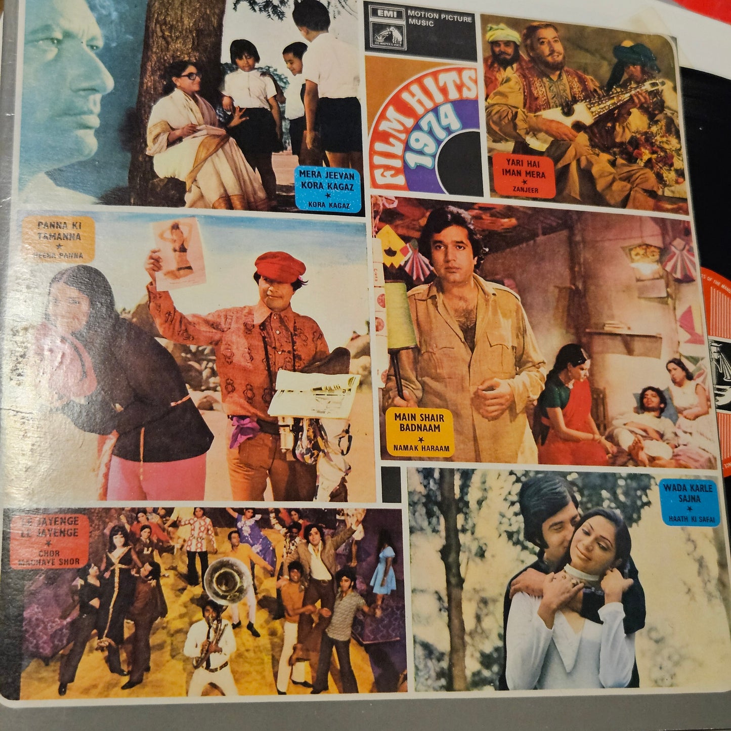 Film Hits of 1974 - Collection of superhit songs GATEFOLD in excellent to  near mint condition - see songs list in description