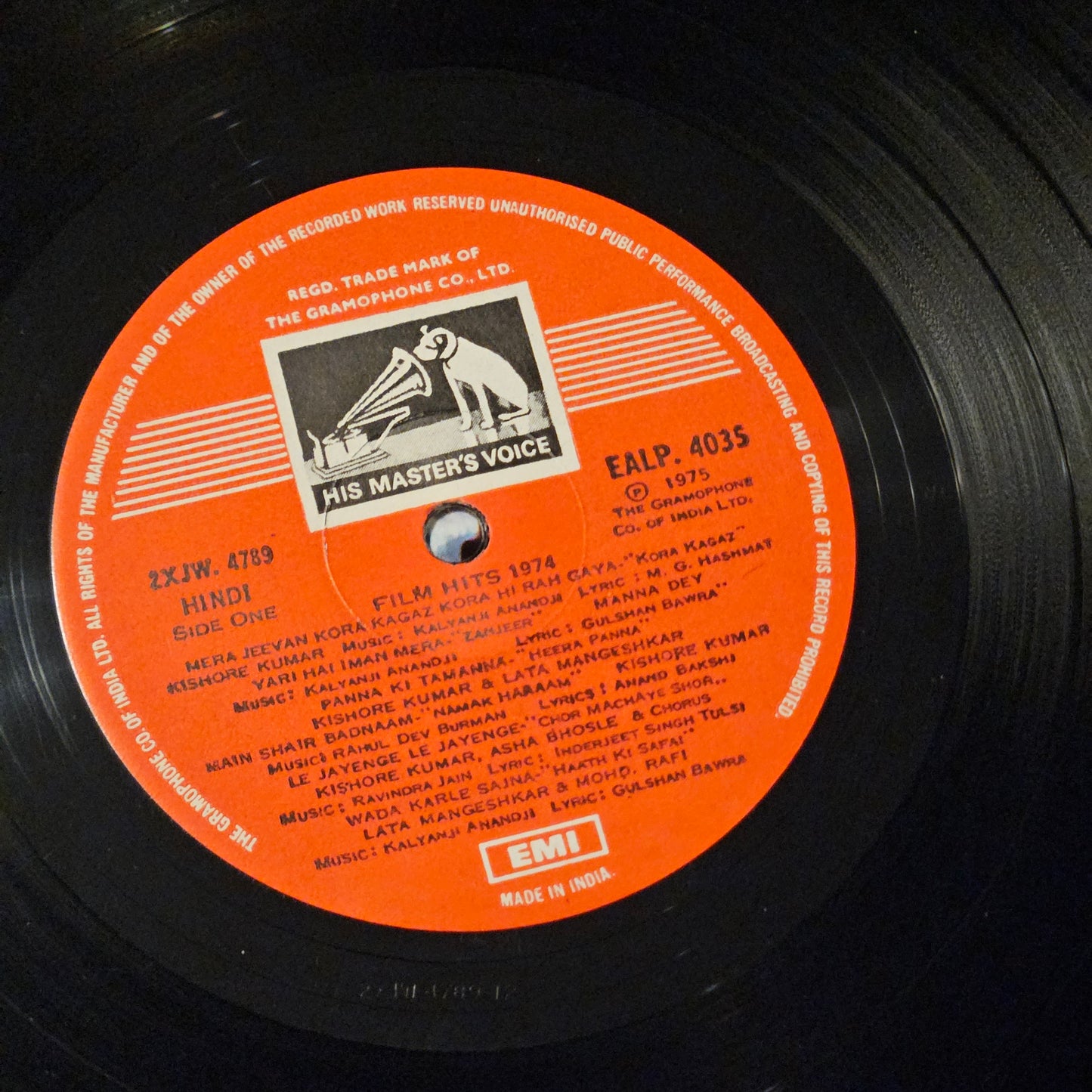 Film Hits of 1974 - Collection of superhit songs GATEFOLD in excellent to  near mint condition - see songs list in description