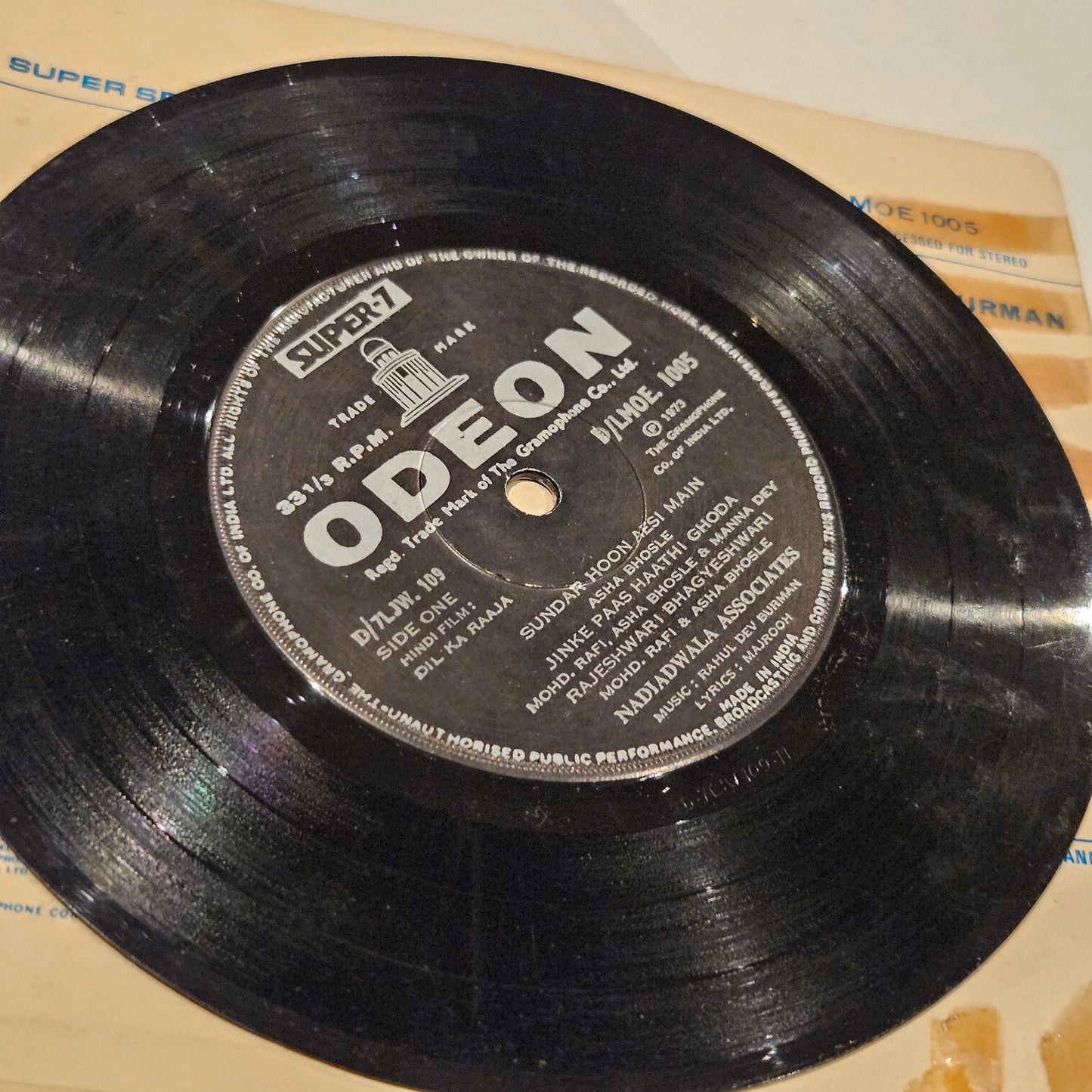 Dil ka Raaja- music R. D. Burman  Super7 in VG++ condition