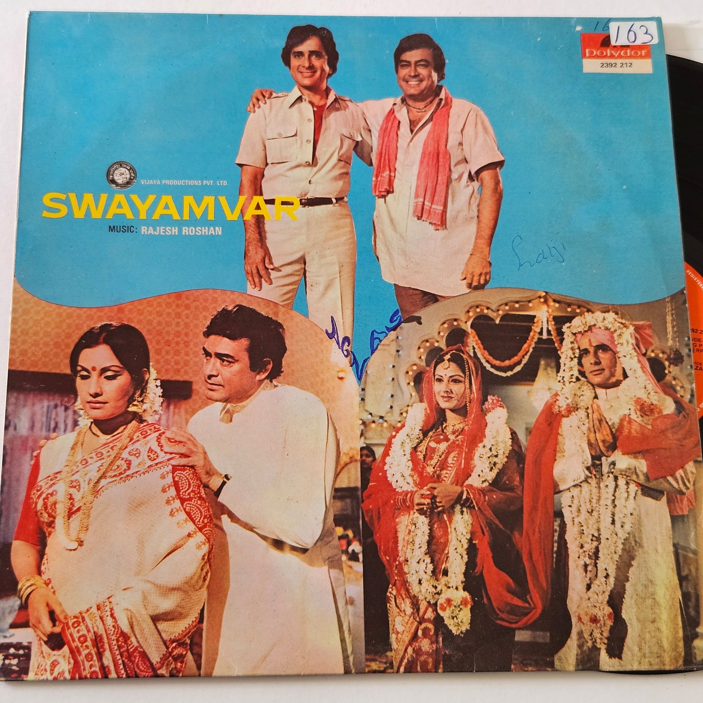 Swarg Narak + Swaymvar  - 2 original soundtrack in 1 LP -  music by Rajesh Roshan in excellent  condition