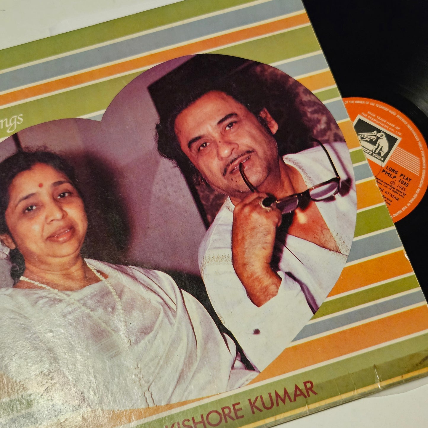 Duets - Asha Bhosle  and Kishore Kumar Love Songs in excellent - superb and rare collection of songs