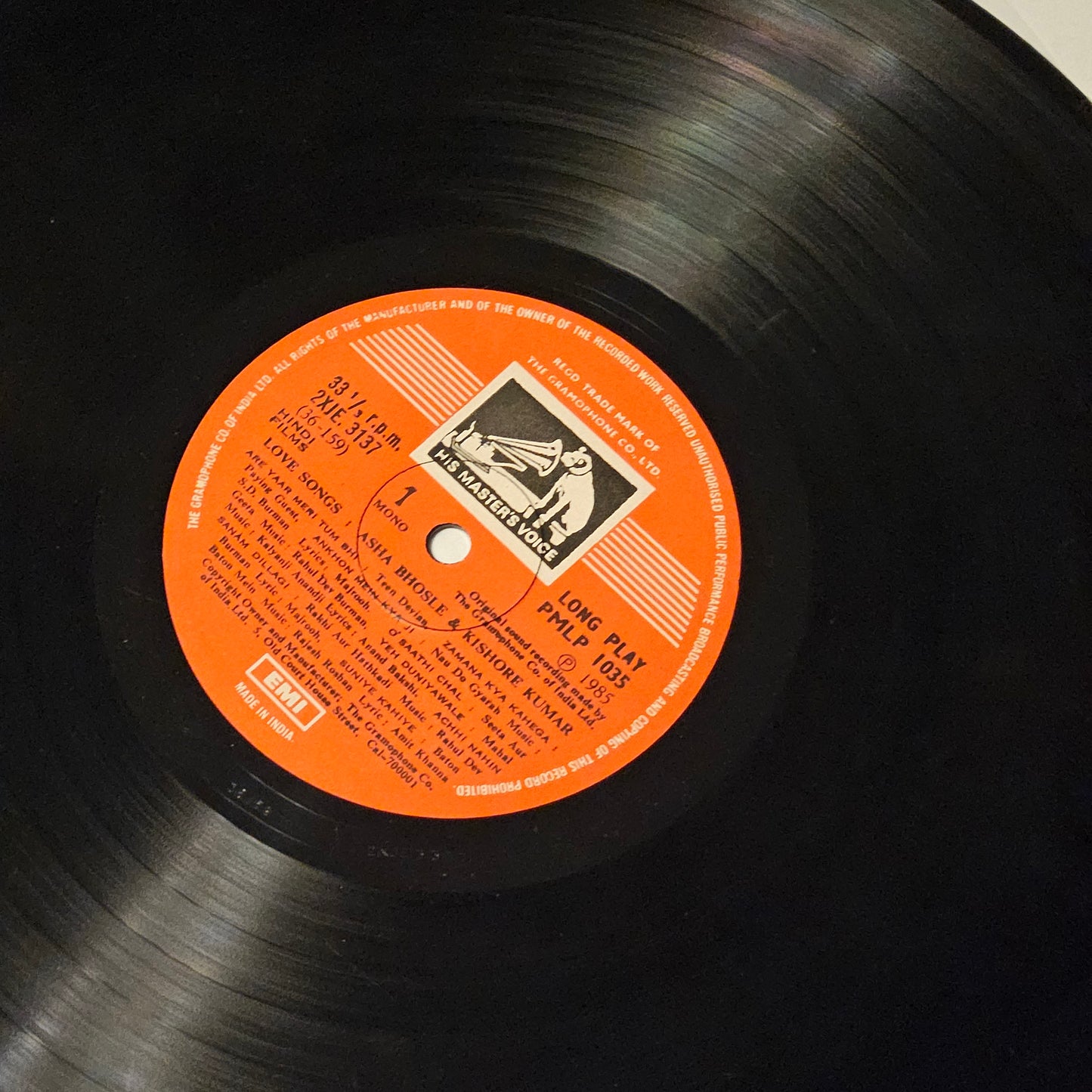 Duets - Asha Bhosle  and Kishore Kumar Love Songs in excellent - superb and rare collection of songs