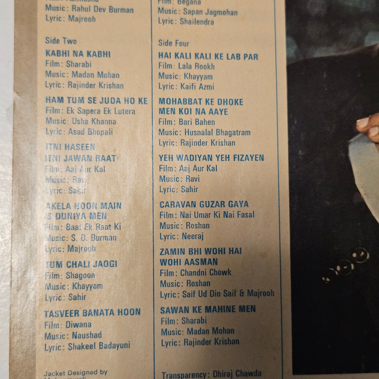 Mohammed Rafi - We Remember Rare song collection - 2 LP set  in excellent  condition