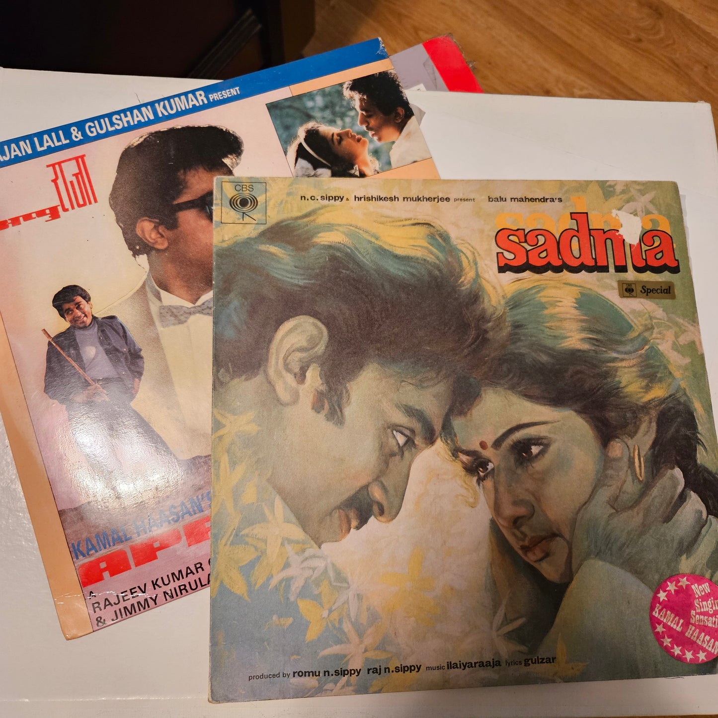 Sadma (1983) and Appu Raja(1990) - original Soundtrack of Kamal Hassan 2 Superhit movies - Music by Ilayaraaja in unplayed mint Pristine -  condition like new