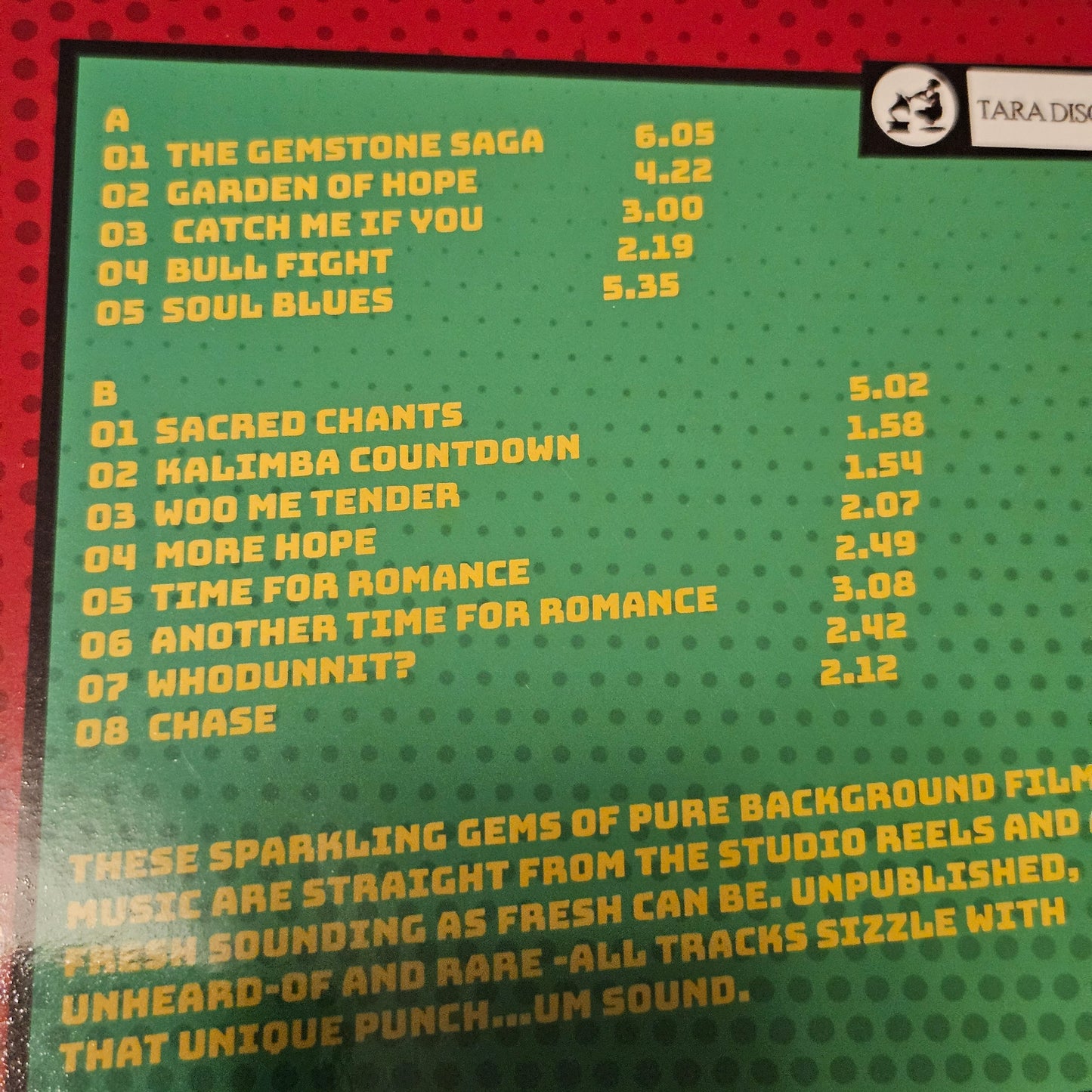 R. D. Burman ‎– Unpublished Background Scores Of R D Burman - Brand New Sealed with R D Burman freeze magnet