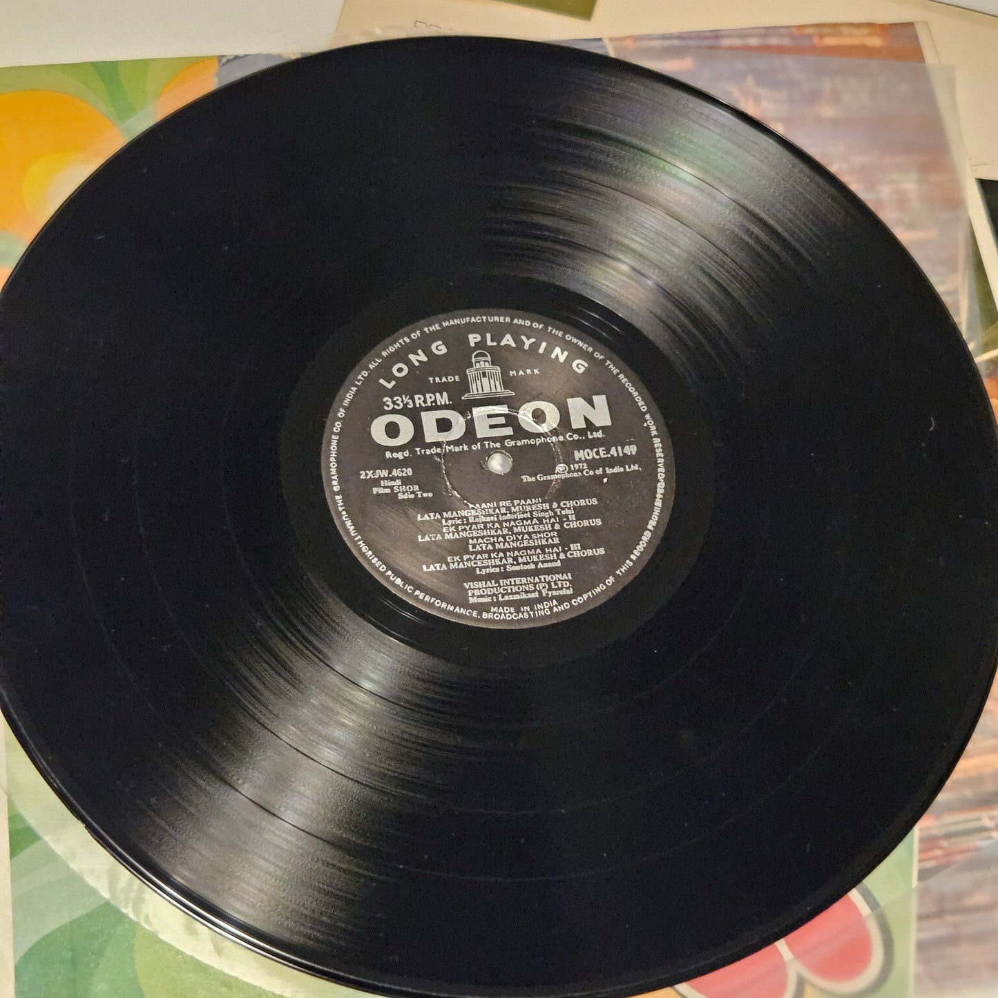 4 Lps of music by Laxmikant Pyarelal Superhit collection 1.Dosti 2.Shor 3.Daag and 4. Suraj aur Chanda all in near mint condition  - original soundtrack - great deal