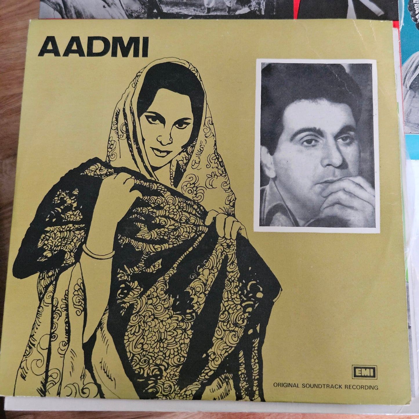 4 LPs of original soundtrack  Dilip Kumar, Rafi and Naushad 1.Aadmi 2.Leader 3.Gunga Jumna 4. Ram Aur Shyam in excellent to near mint