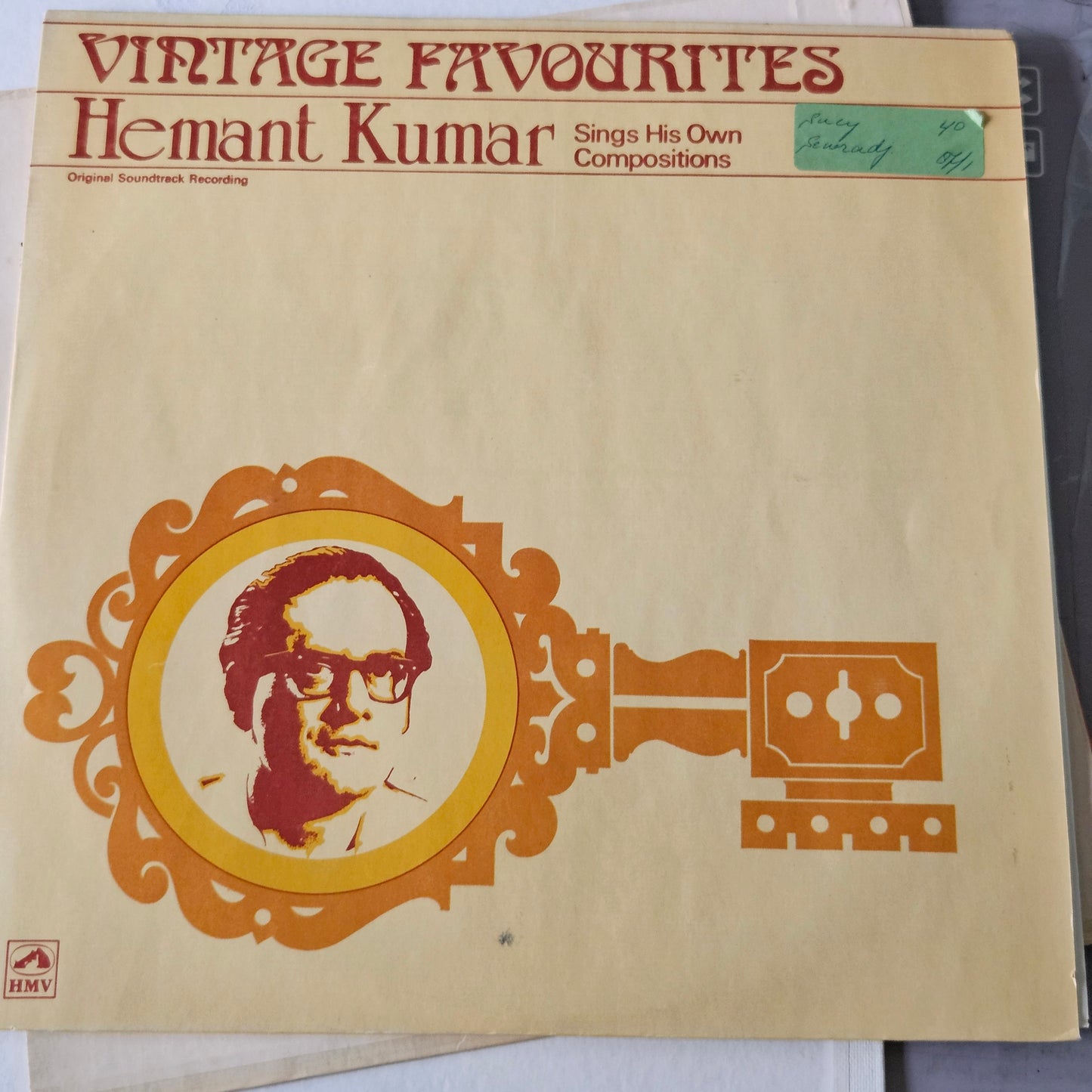 3 Lps Hemant Kumar Great collection Best albums in excellent to near mint