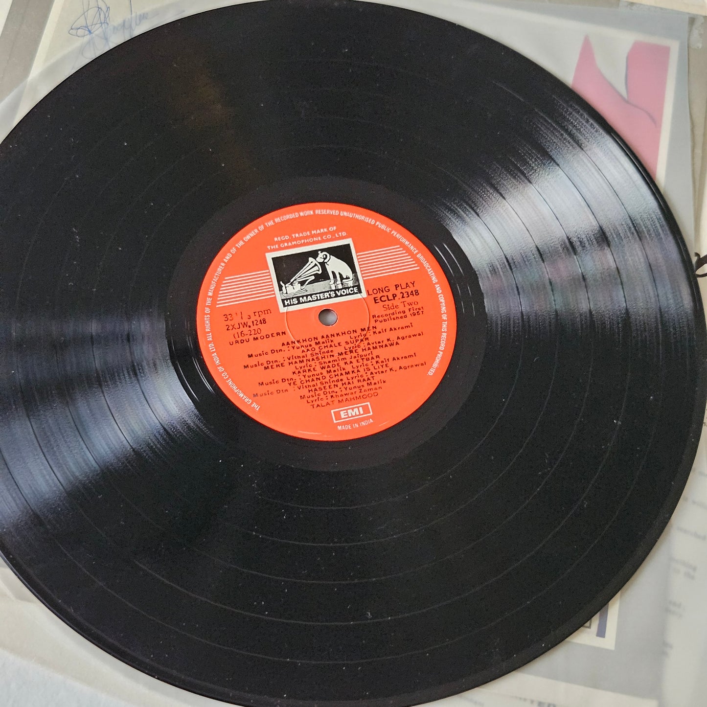 Talat Mahmood  3 records - Great collection of Ghazals albums in near mint condition