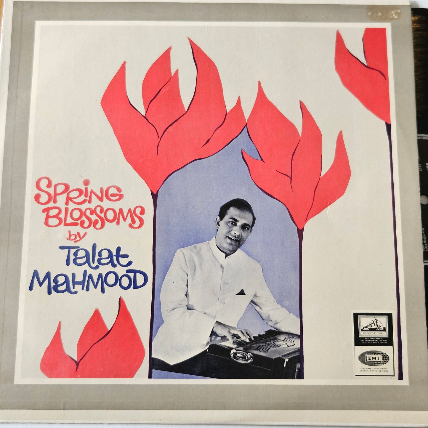 Talat Mahmood - spring blossoms - in excellent condition - rare collection of songs - 1st HMV edition