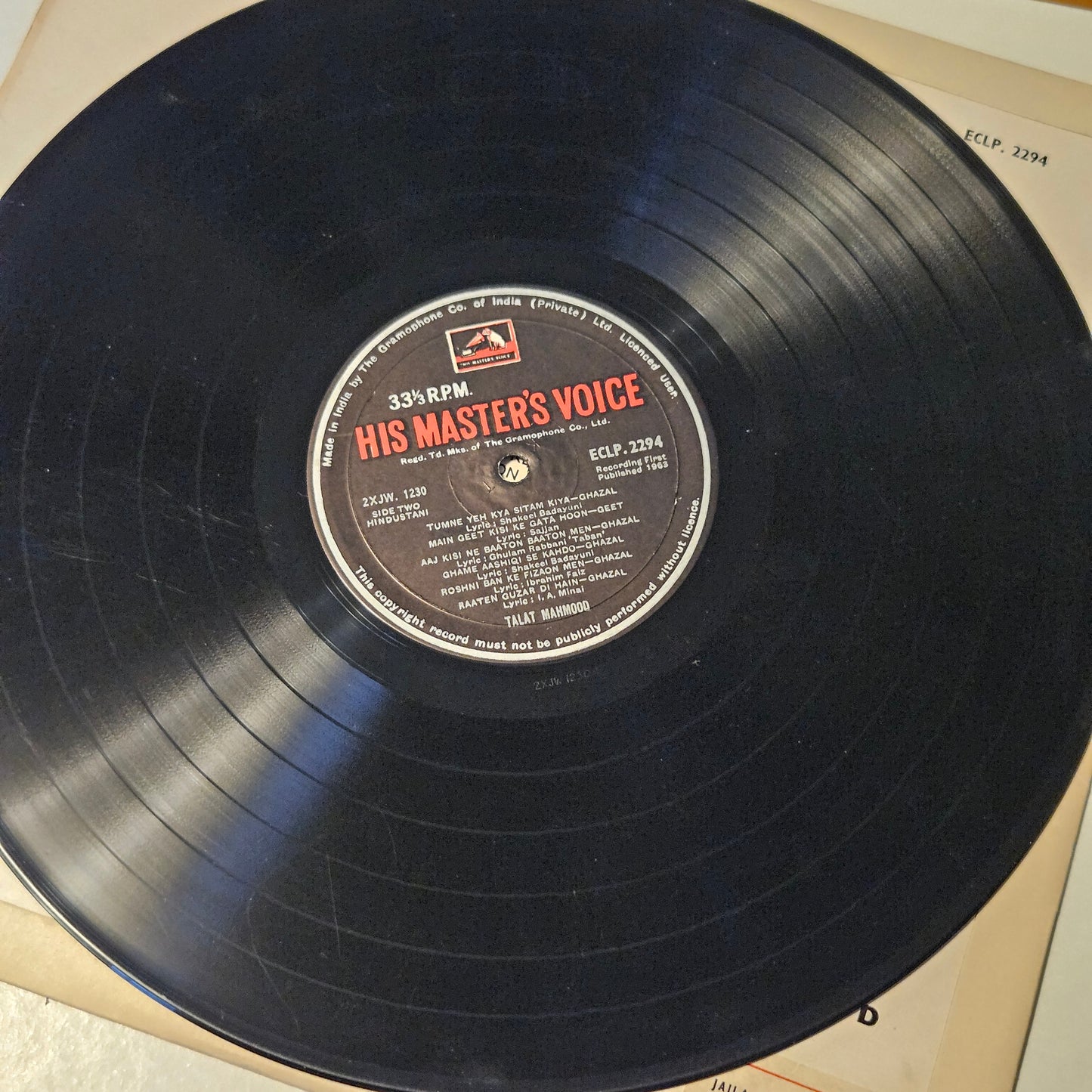 Talat Mahmood - This is Talat mahmood - collection of Geets and  Ghazals in VG++