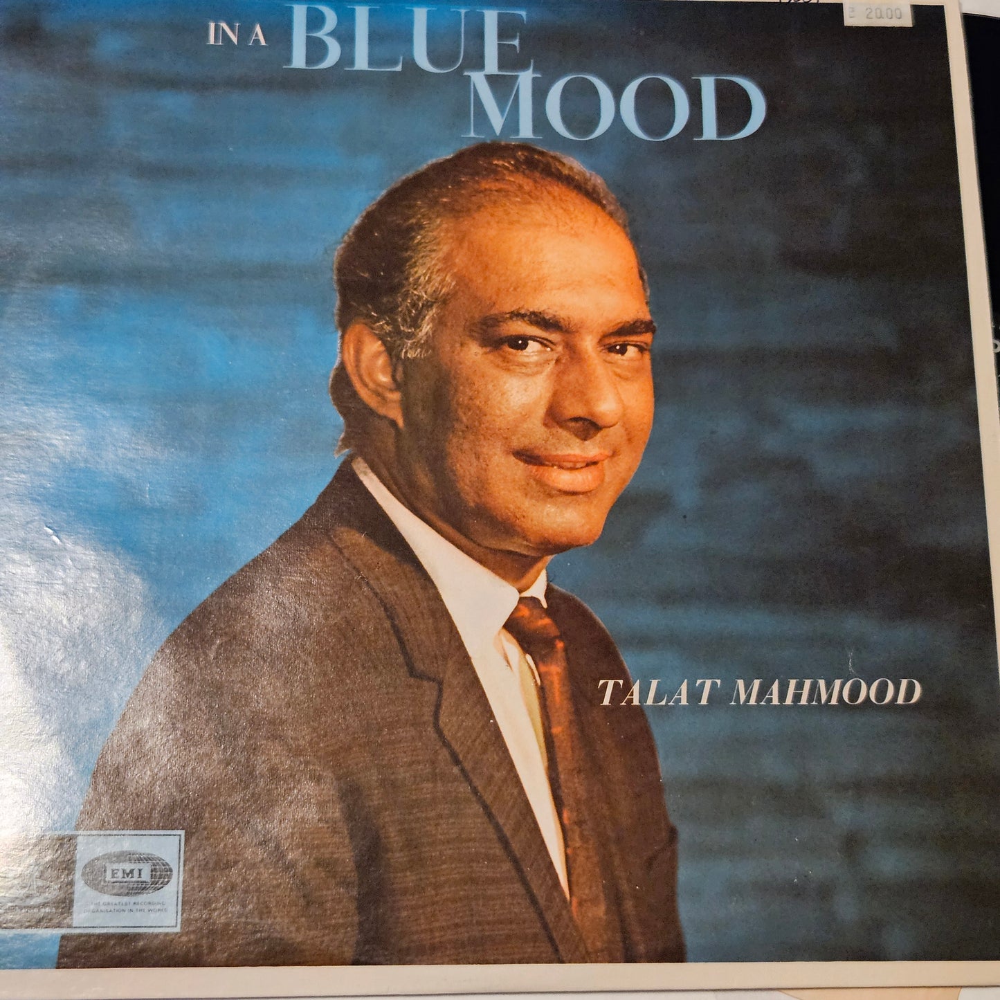 Talat Mahmood - Songs from Films - In Blue Mood -  in near mint condition - from original soundtrack 3AEX 5224