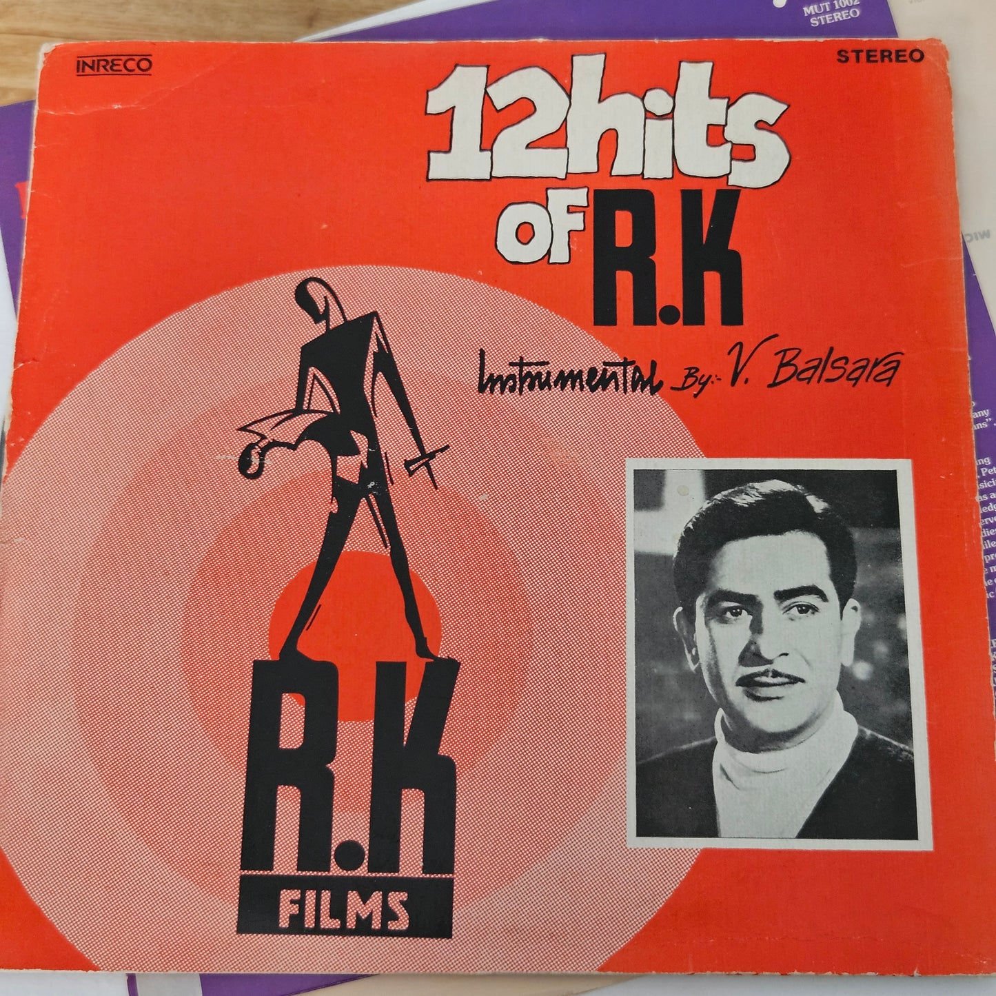 V. Balsara – 12 Hits Of R.K. Inreco – 2408-5157 LP 1981 in VG++ condition