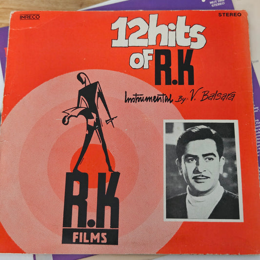 V. Balsara – 12 Hits Of R.K. Inreco – 2408-5157 LP 1981 in VG++ condition