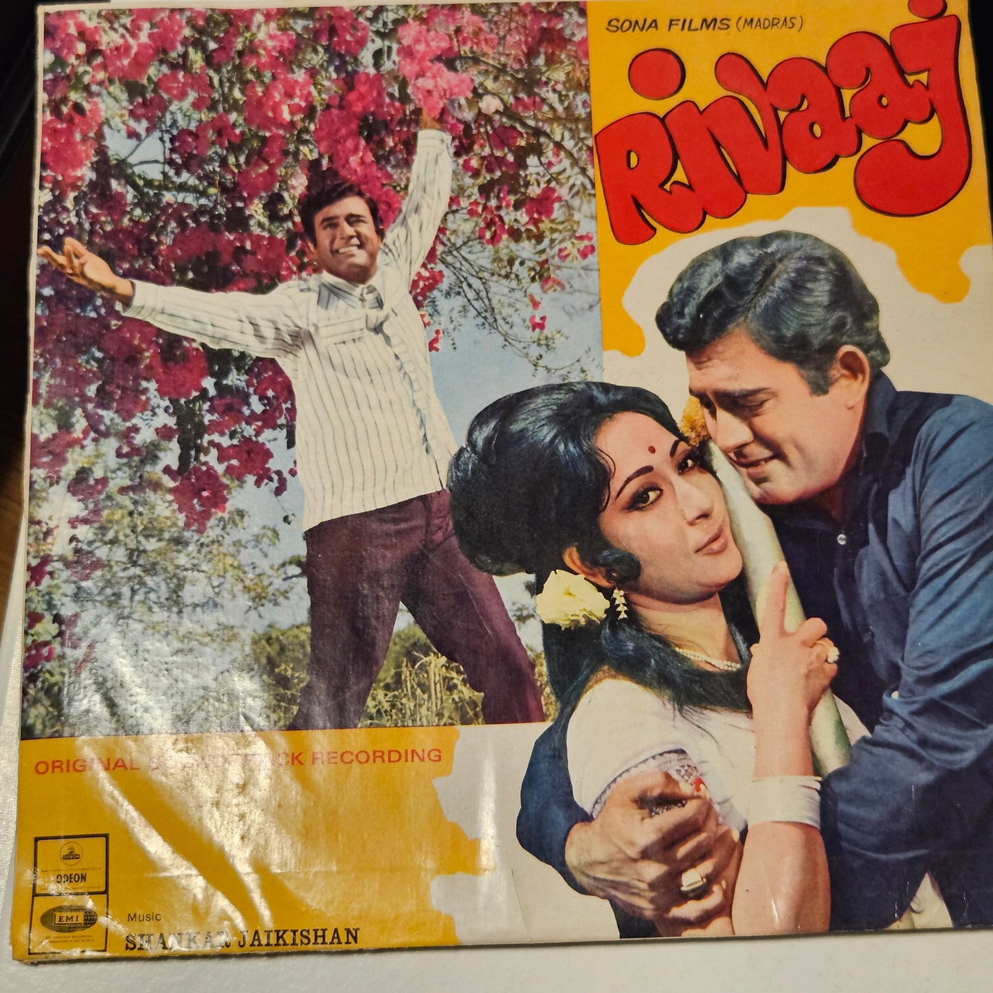 Rivaz - Music by Shankar jaikishan 1st Odeon in VG+ condition