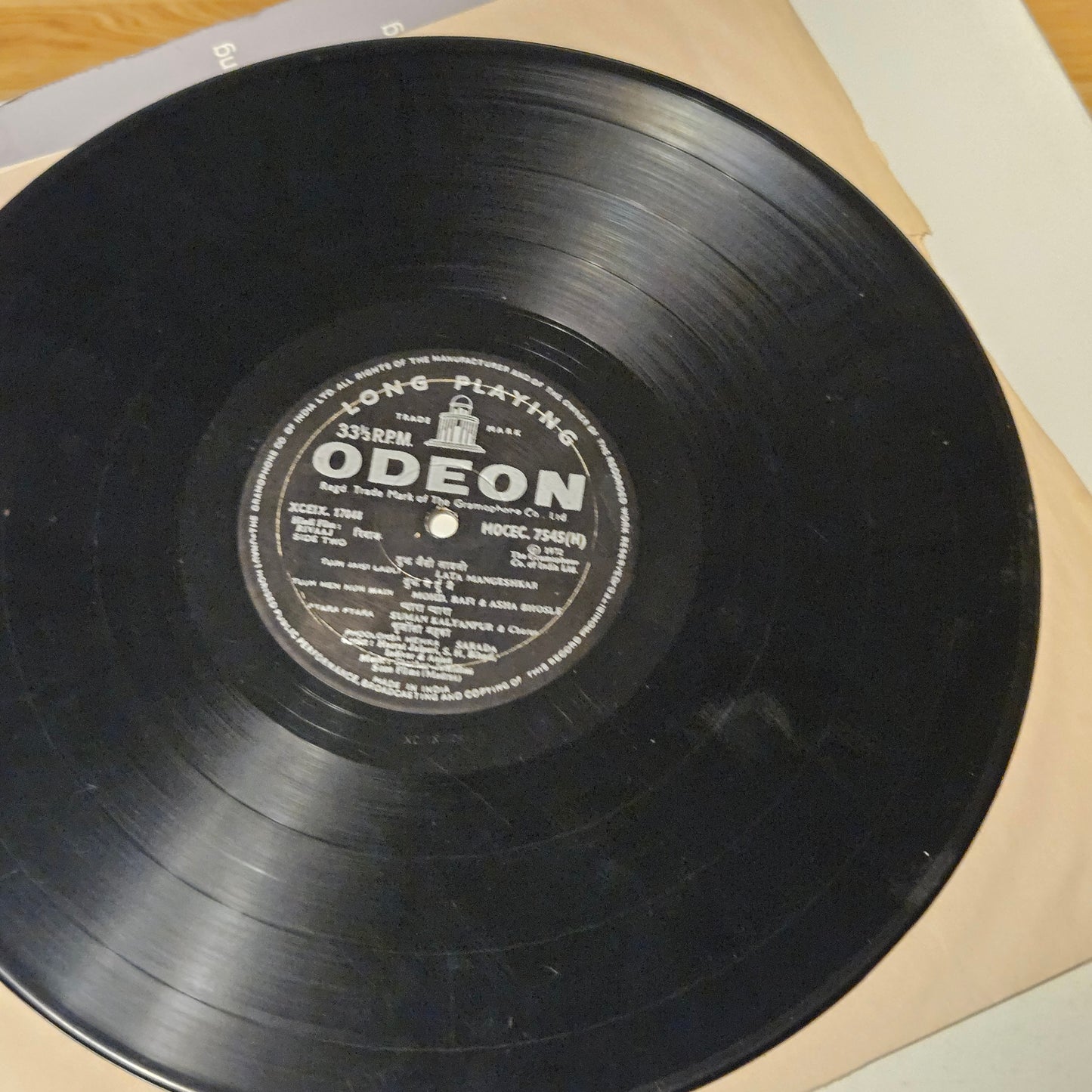 Rivaz - Music by Shankar jaikishan 1st Odeon in VG+ condition