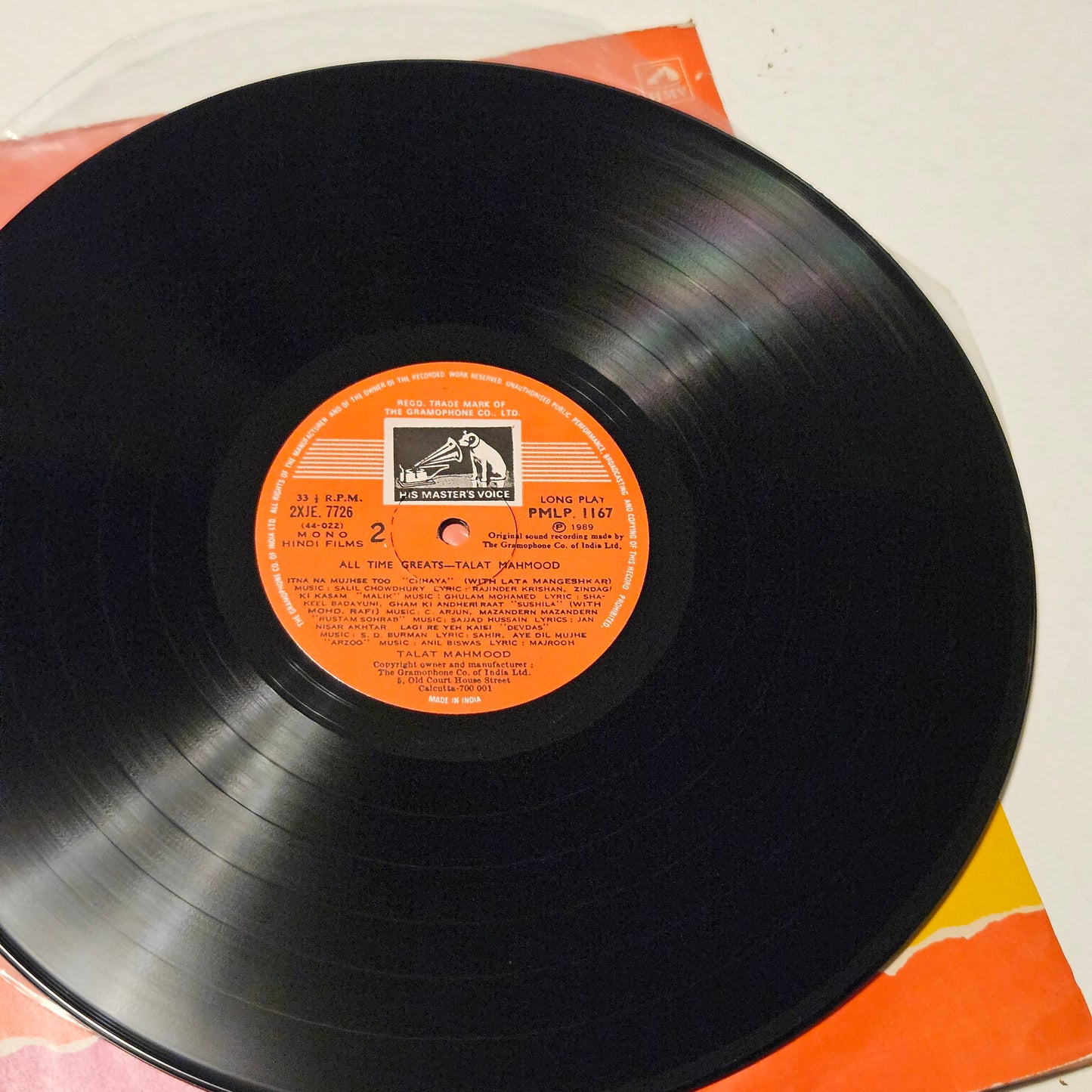 Talat Mahmood -  2 LP set excellent condition - collection of rare songs from original soundtrack
