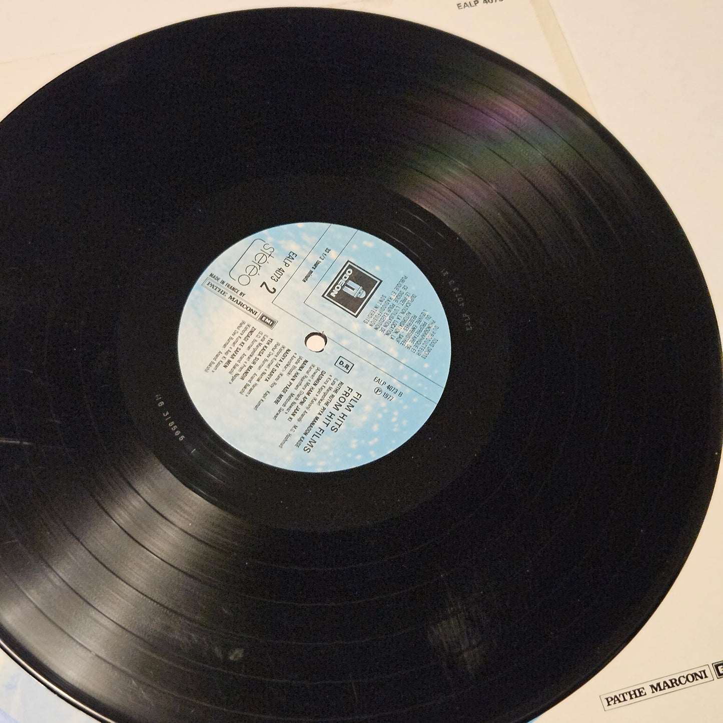 Rare EMI France Pressing Film Hits from Hit films - EALP 4073 in Excellent A collection of good songs
