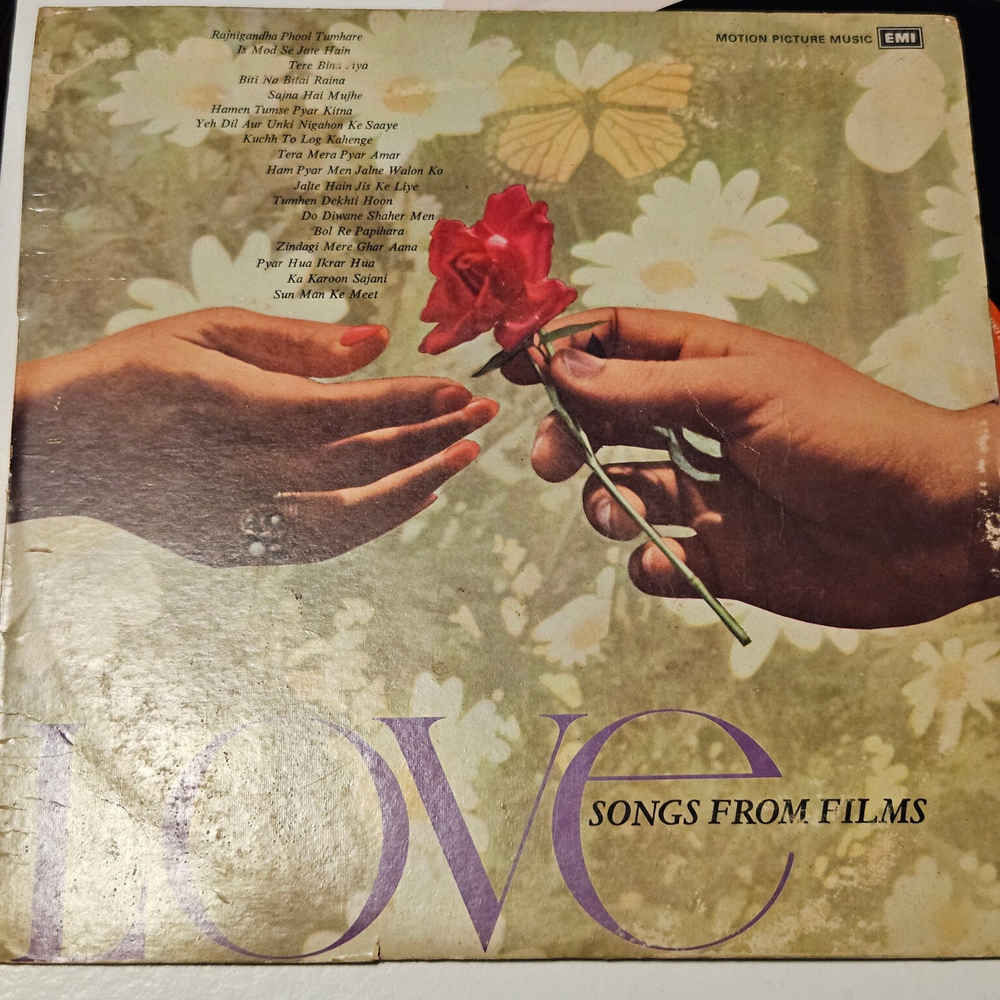 Love songs from Films - superb collection of songs in VG++ condition ECLP 5788 - from original soundtracks see tracklist in description