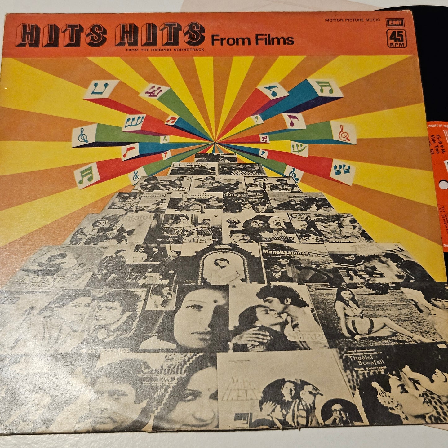 Hits Hits from from films in 45 rpm LP  45NLP1155 near mint- from original soundtracks see tracklist in description