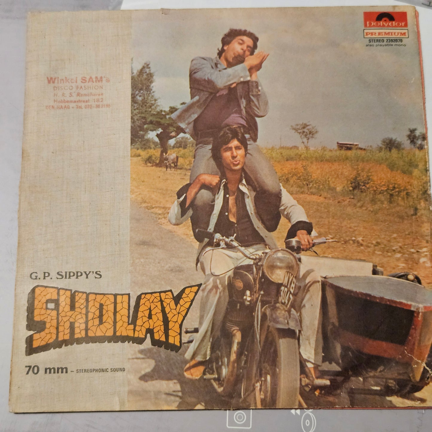 Sholay - R D Burman blockbuster 1st Rare edition Multofold edition in excellent - read description