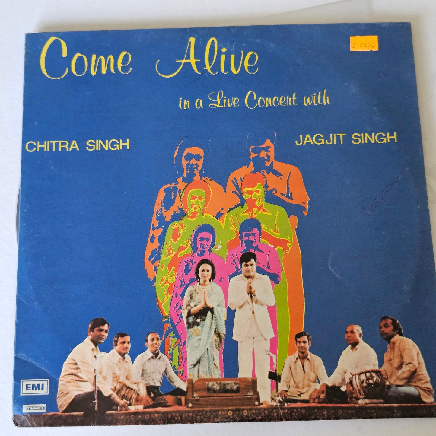 Jagjit Singh and Chitra Singh *Come Alive in Live Concert*  near mint 2 LP Set