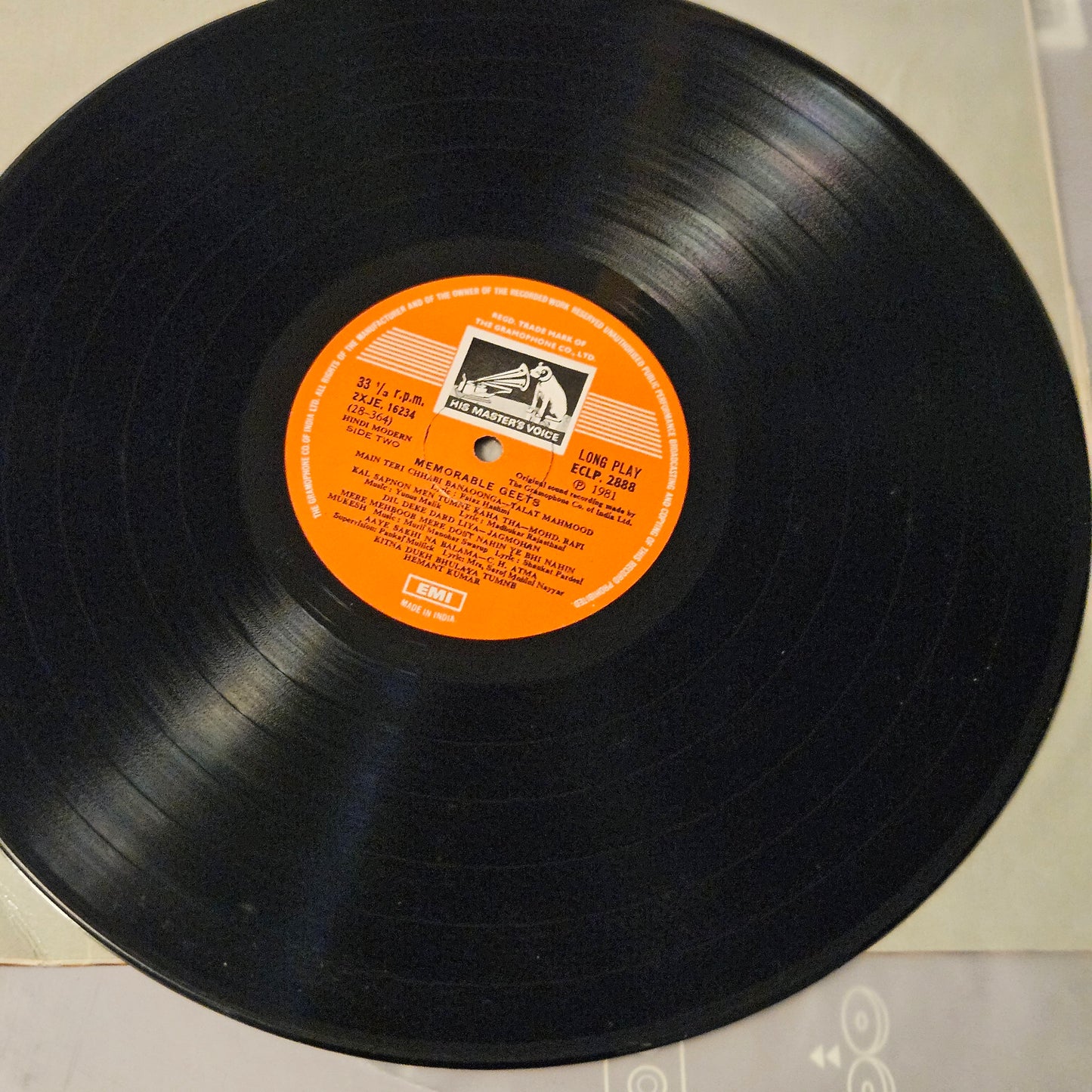 Memorabke Geets  - various artists in near mint condition ECLp 2888 - See description
