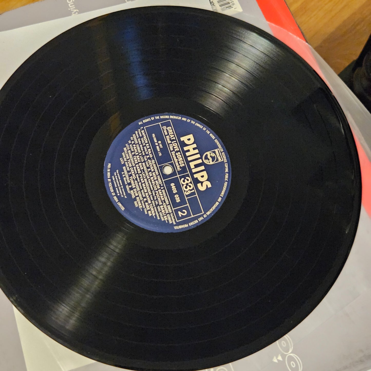 Great Love songs from Films in VG++ condition Philips 6405035 - rare collection from original soundtracks