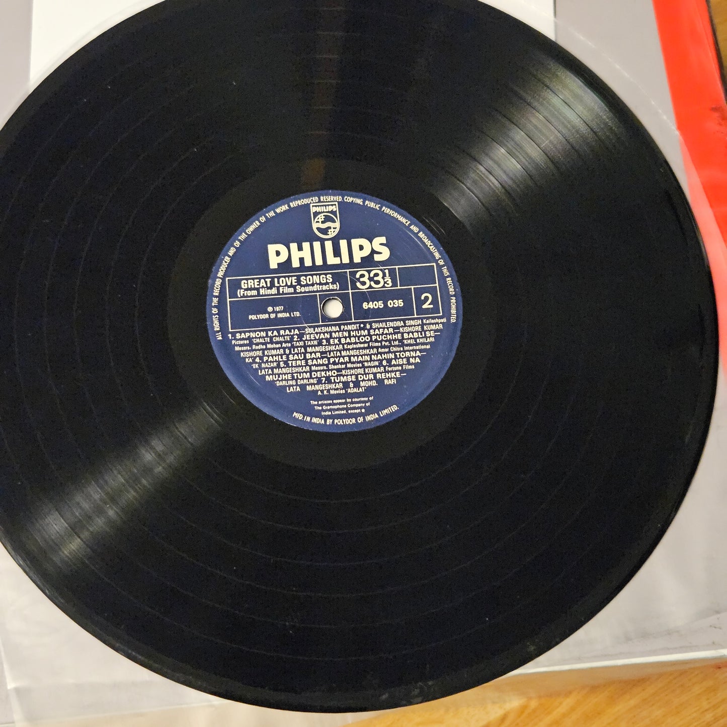 Great Love songs from Films in VG++ condition Philips 6405035 - rare collection from original soundtracks