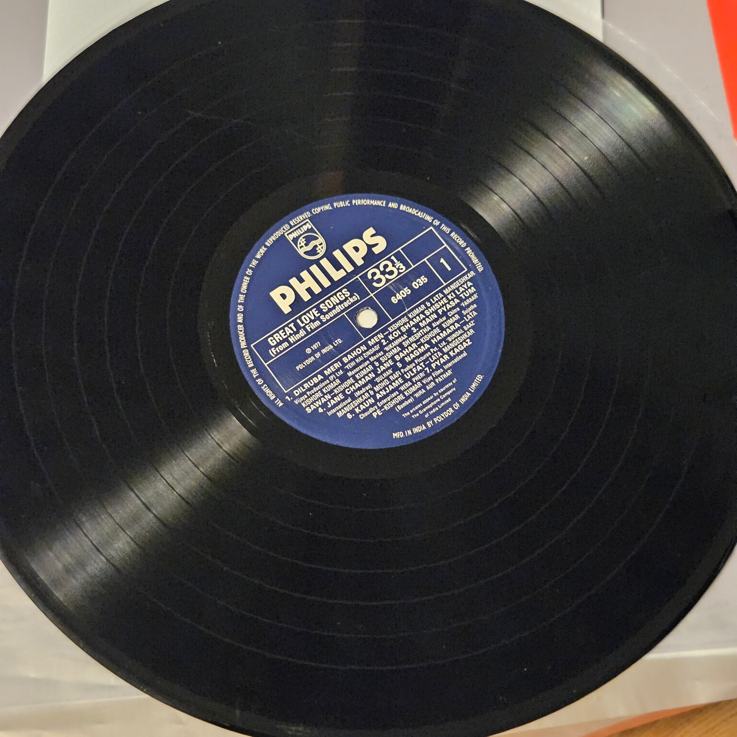 Great Love songs from Films in VG++ condition Philips 6405035 - rare collection from original soundtracks