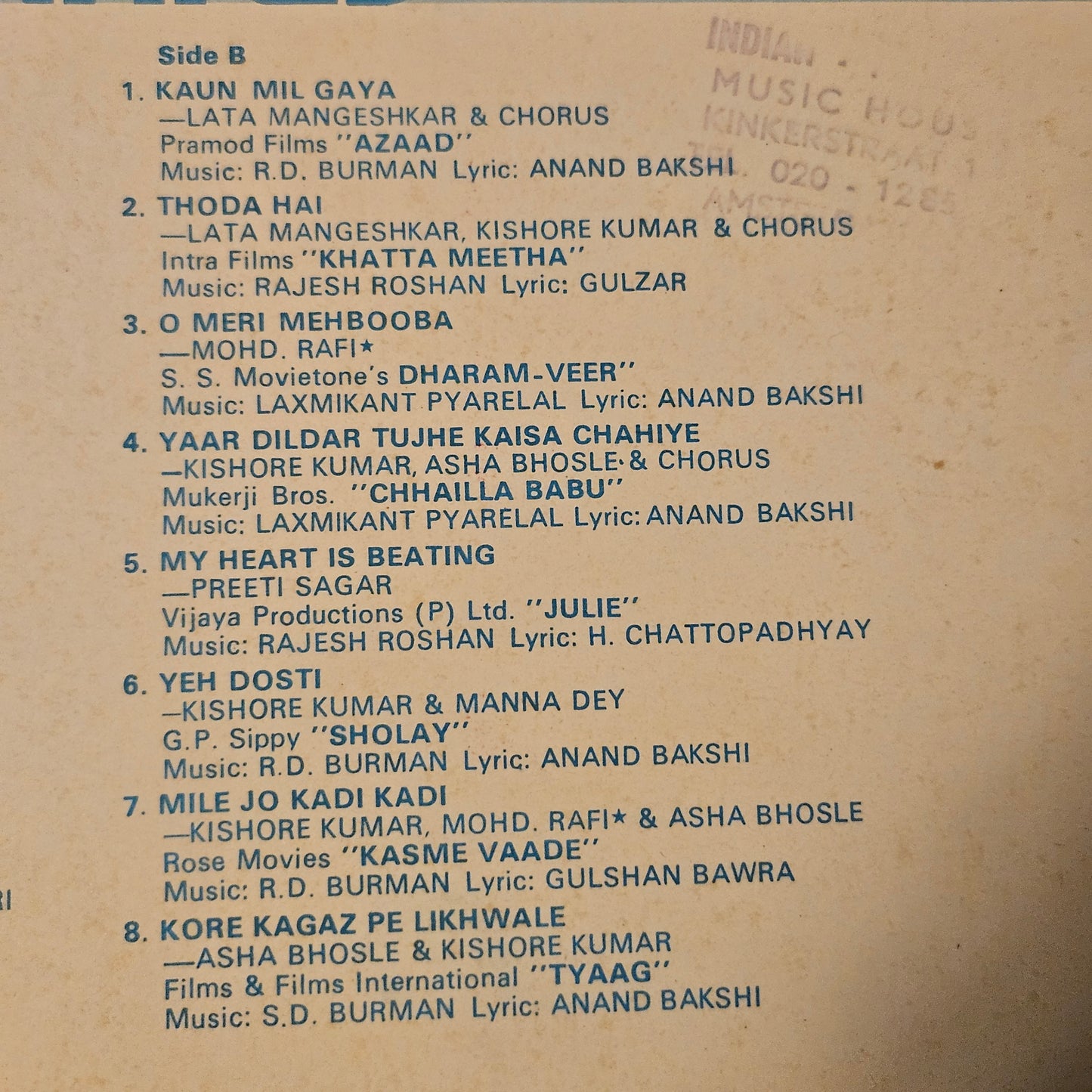 Polydor  16 top hits vol 3 in near mint - super selection of songs from original soundtracks polydor 2392160