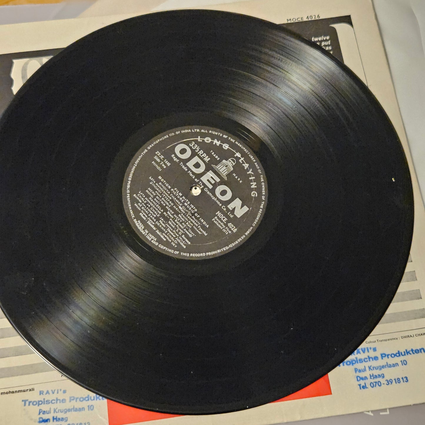 Film Hits of 1970 - Good Collection of songs Ring Odeon edition in near mint condition from original soundtracks MOCE 4026