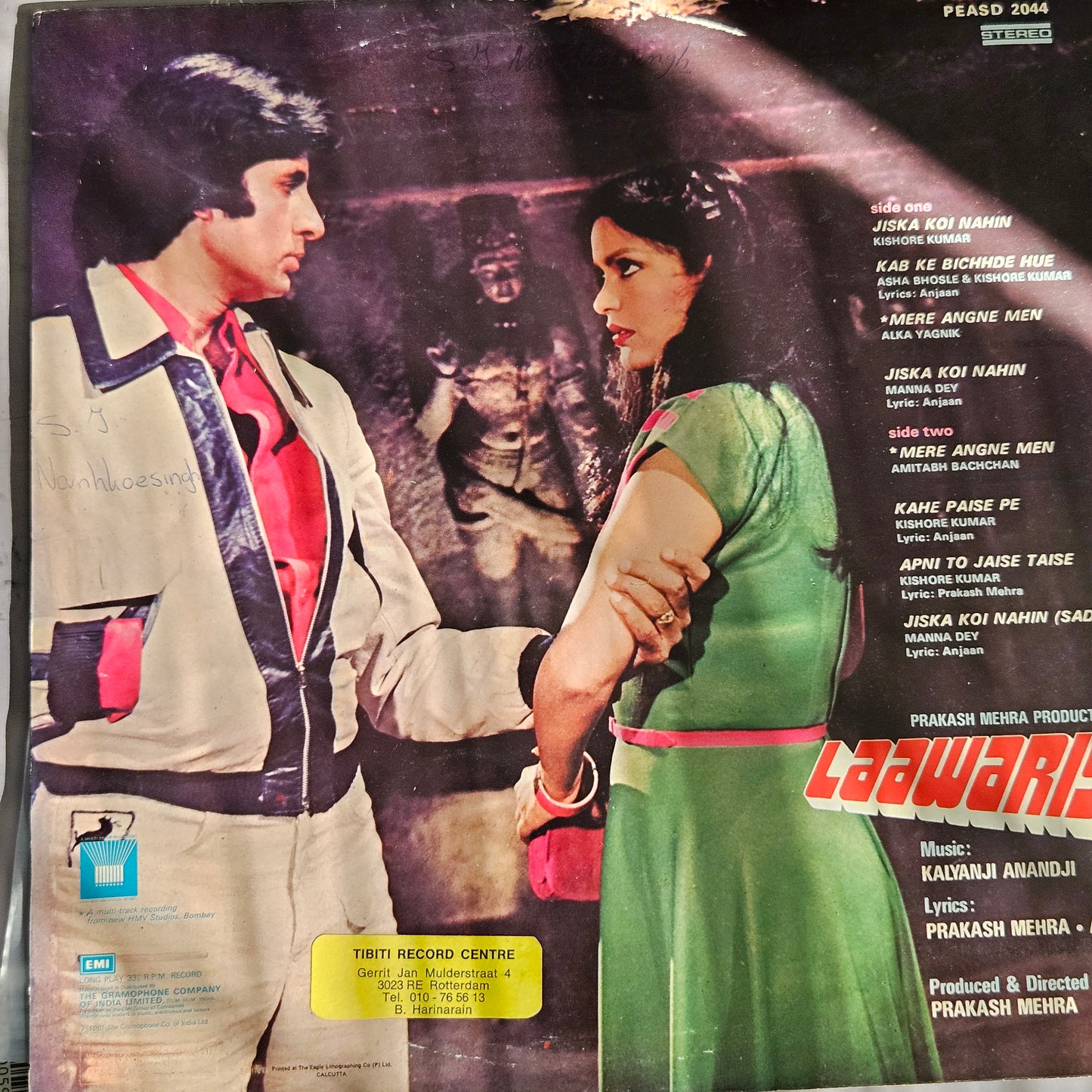Laawaris - Amitabh blockbuster Music by Kalyanji Anandji in Psych Funk- Gatefold edition in VG++ condition