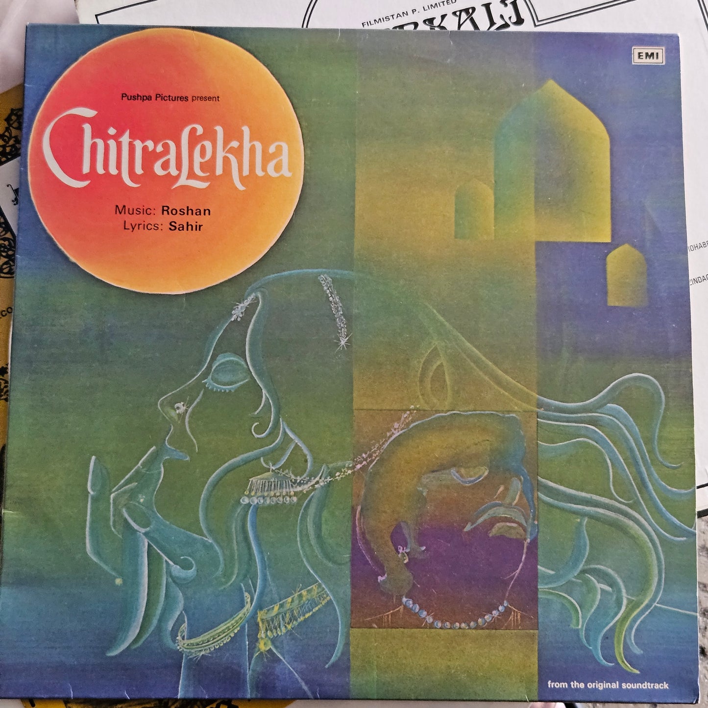 3 LPs classic Bollywood OST Bahu Begum , Anarkali and Chitralekha in near mint in Pristine condition