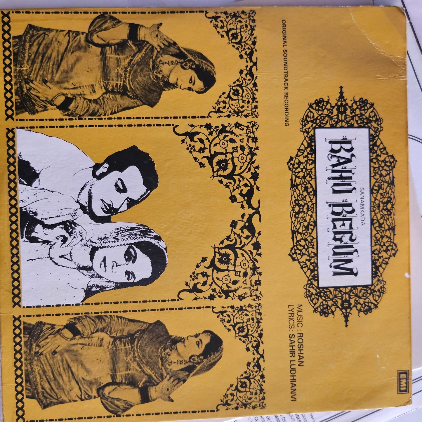 3 LPs classic Bollywood OST Bahu Begum , Anarkali and Chitralekha in near mint in Pristine condition