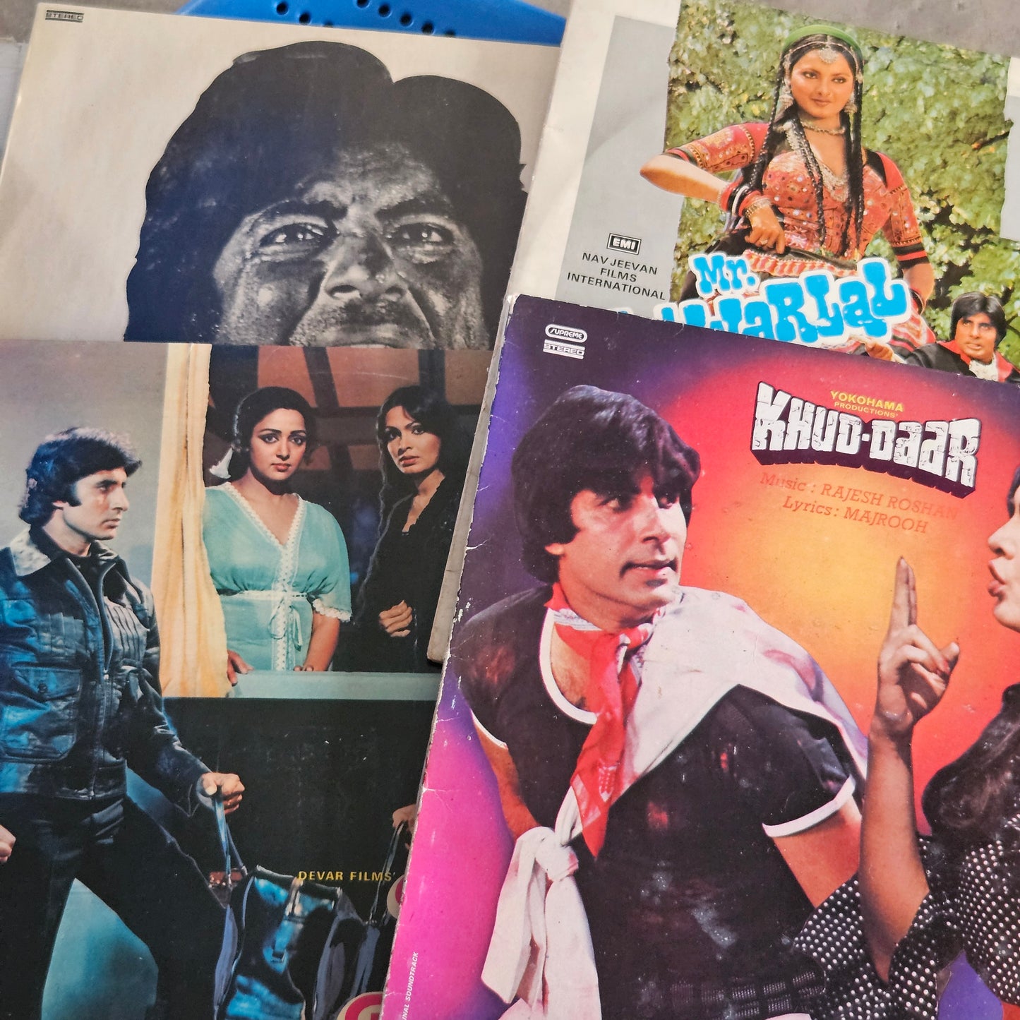 4 Superhit LPs package Amitabh and Rajesh Rishan includi and in excellent to near mint - original Soundtracks