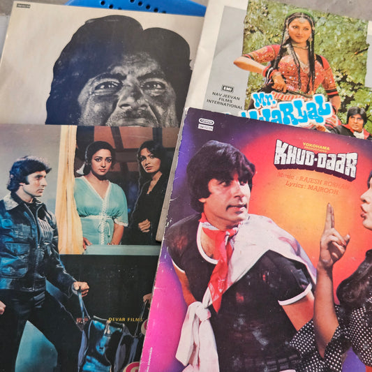 4 Superhit LPs package Amitabh and Rajesh Rishan includi and in excellent to near mint - original Soundtracks