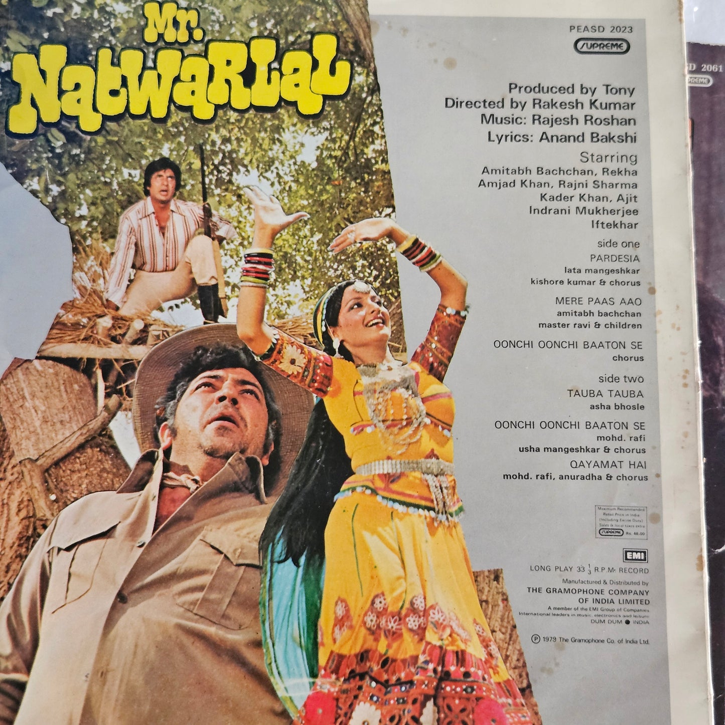 4 Superhit LPs package Amitabh and Rajesh Rishan includi and in excellent to near mint - original Soundtracks