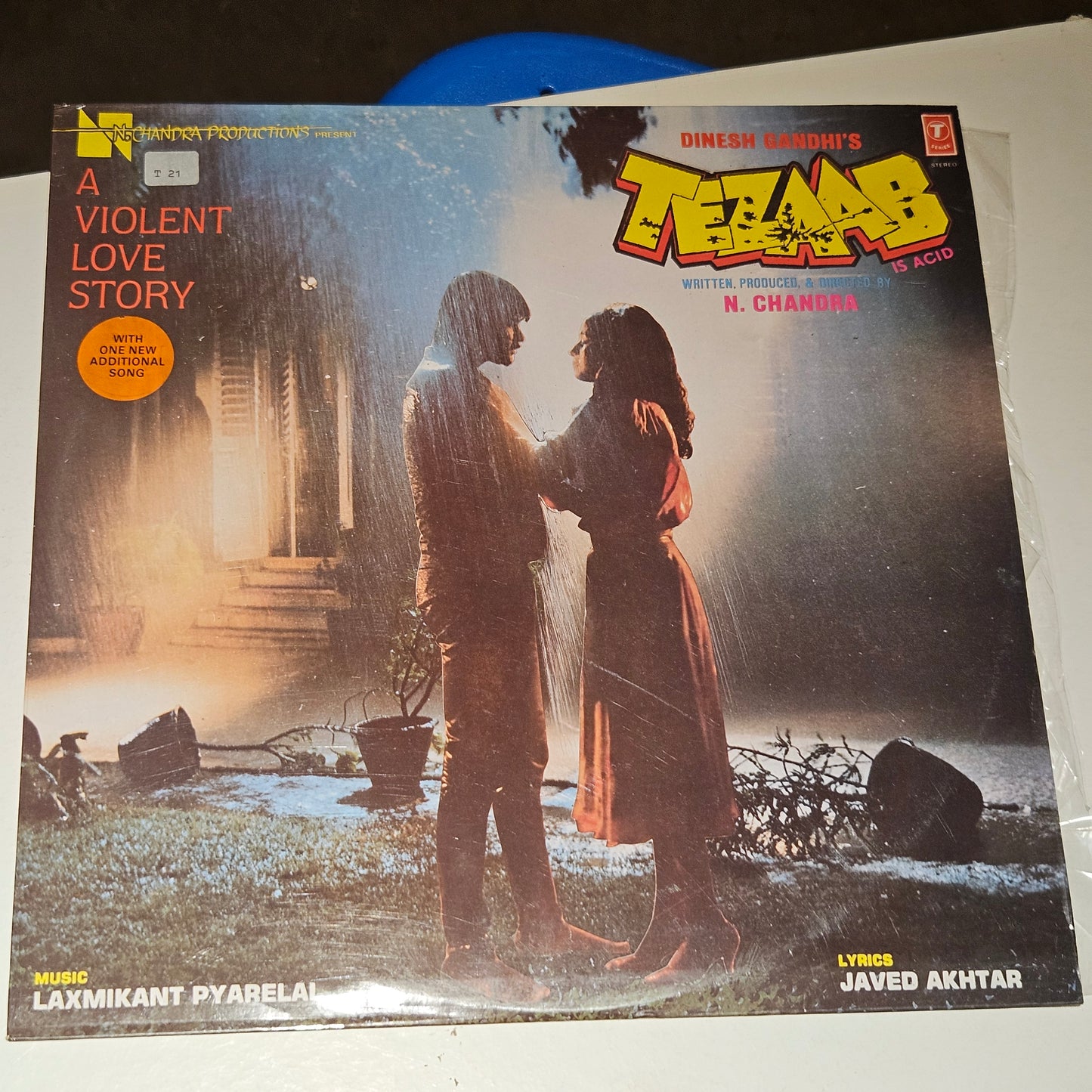 3 lps (80s- 90s hits) Anil Kapoor superhit films 1. Tezaab 2. Ram Lakhan and 3. Mr. India  by In near mint  condition - original released soundtracks - Music by Laxmikant Pyarelal
