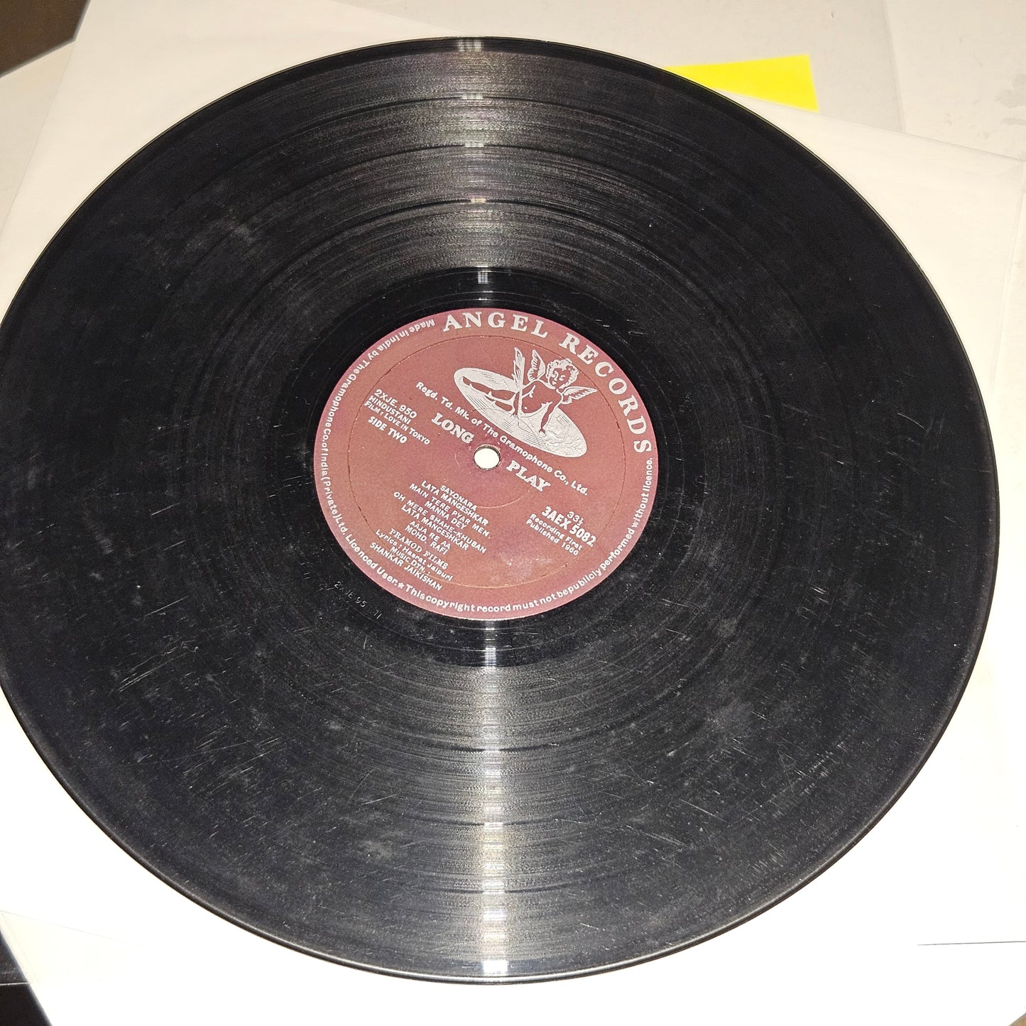 Love in Tokyo - Music by Shankar jaikishan 1st Angel in VG condition (90%) No cover