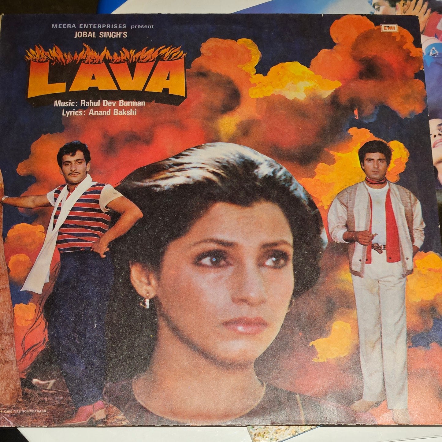 2 LPs Blockbuster 1.Manzil Manzil and 2.Lava and  in near mint condition - music by R. D. Burman - original released soundtracks