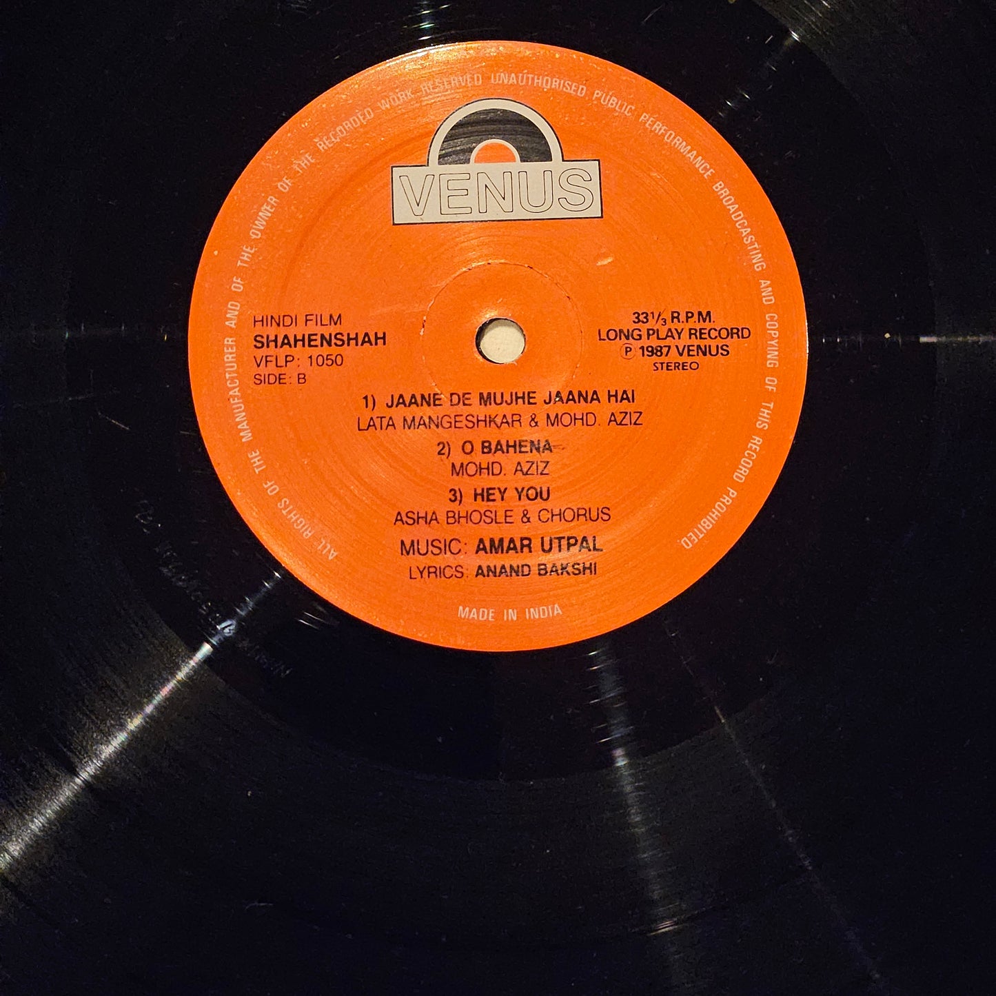 Shahenshah - Amitabh's superhit in near mint - Gatefold edition