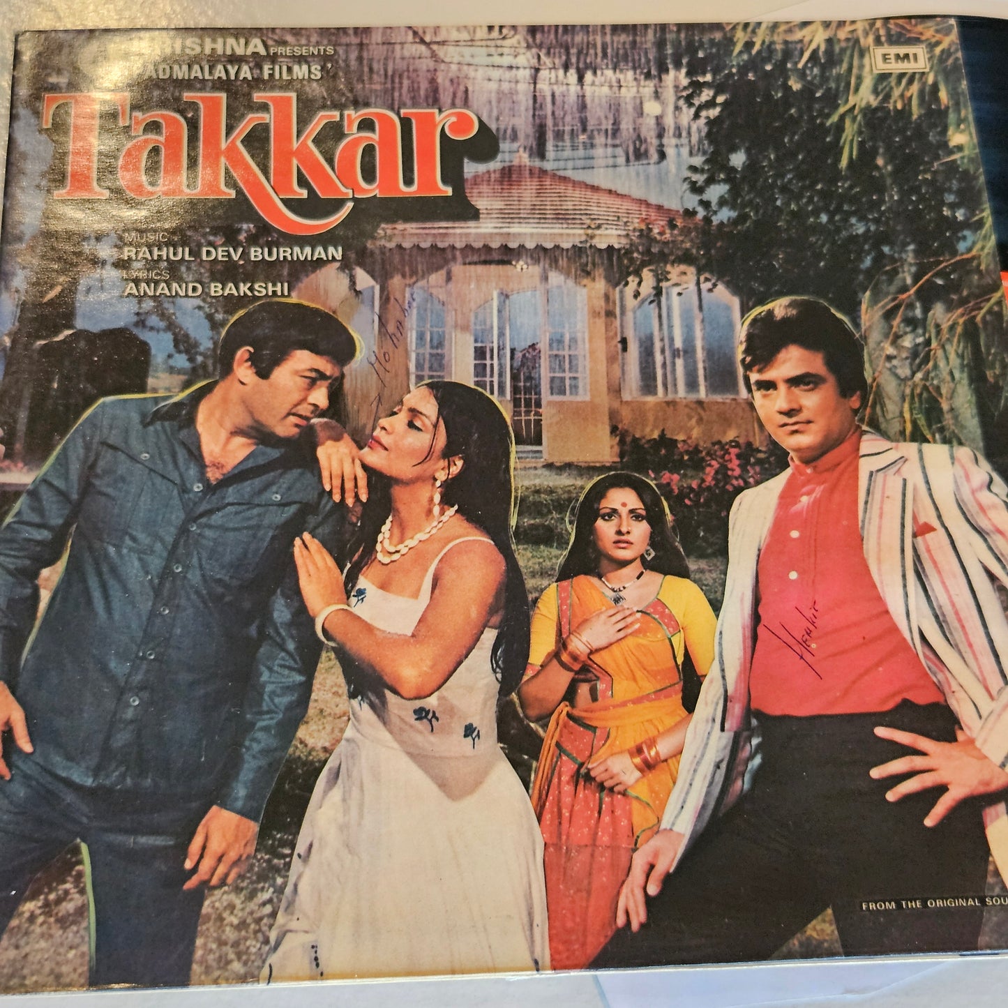 Takkar  - Music by R. D. Burman superhit In gatefold in near mint original soundtrack