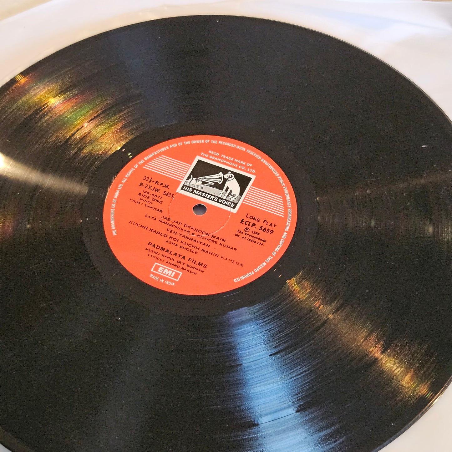 Takkar  - Music by R. D. Burman superhit In gatefold in near mint original soundtrack