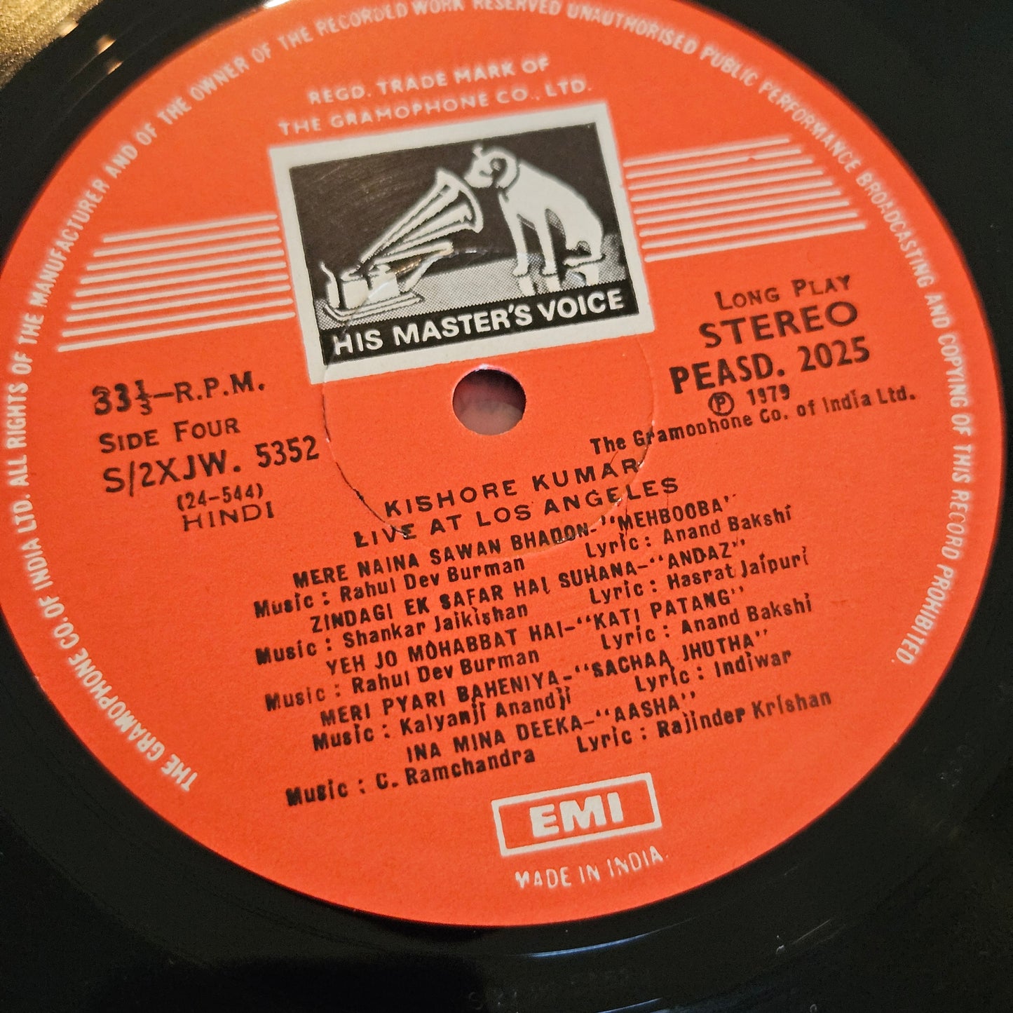 Kishore Kumar - Live at Los Angels 2 LP set in stereo near mint Pristine condition - collectible