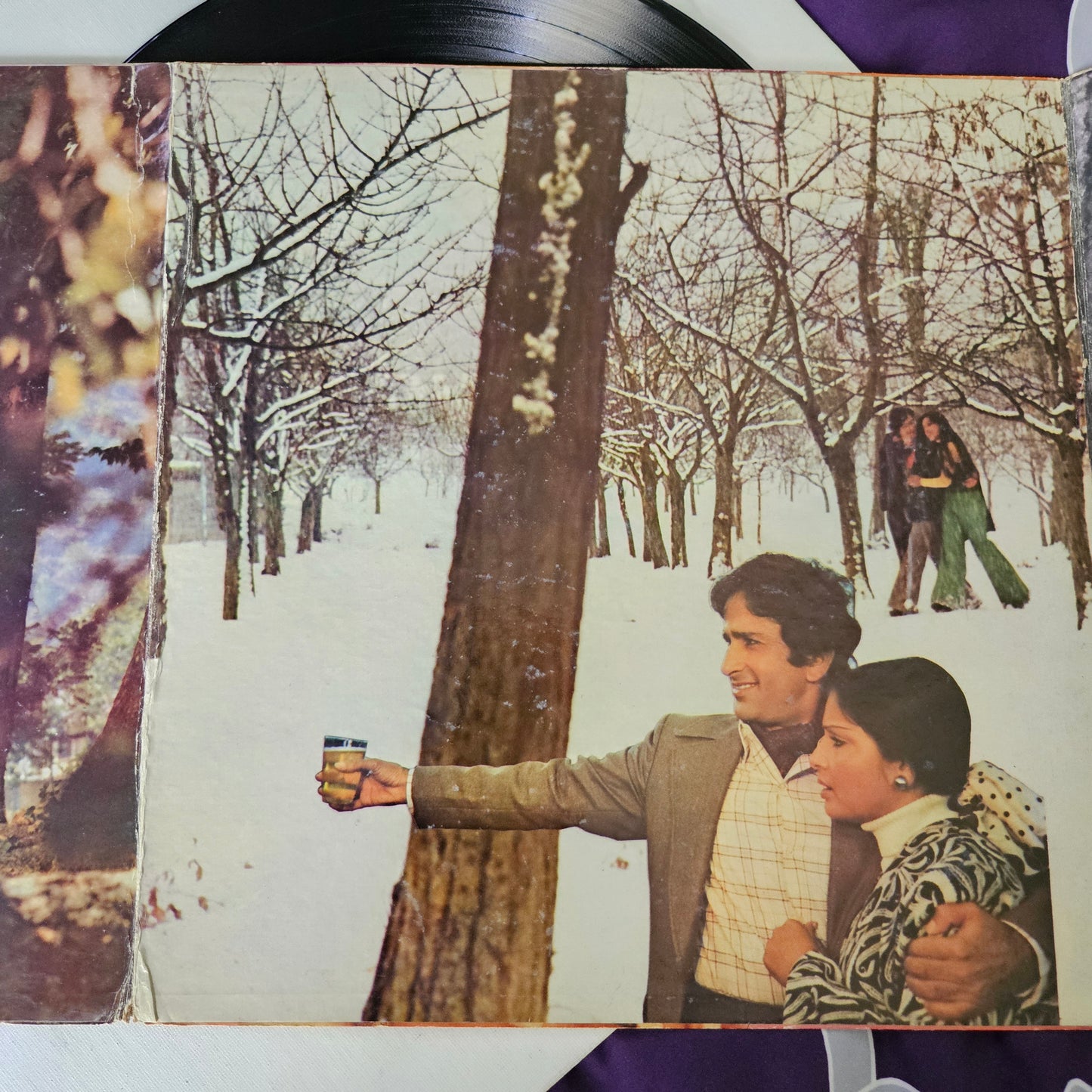 Kabhi Kabhie - Khaiyyam and Sahir classic multifold hard cover - in excellent 1st HMV edition with Red Dog label