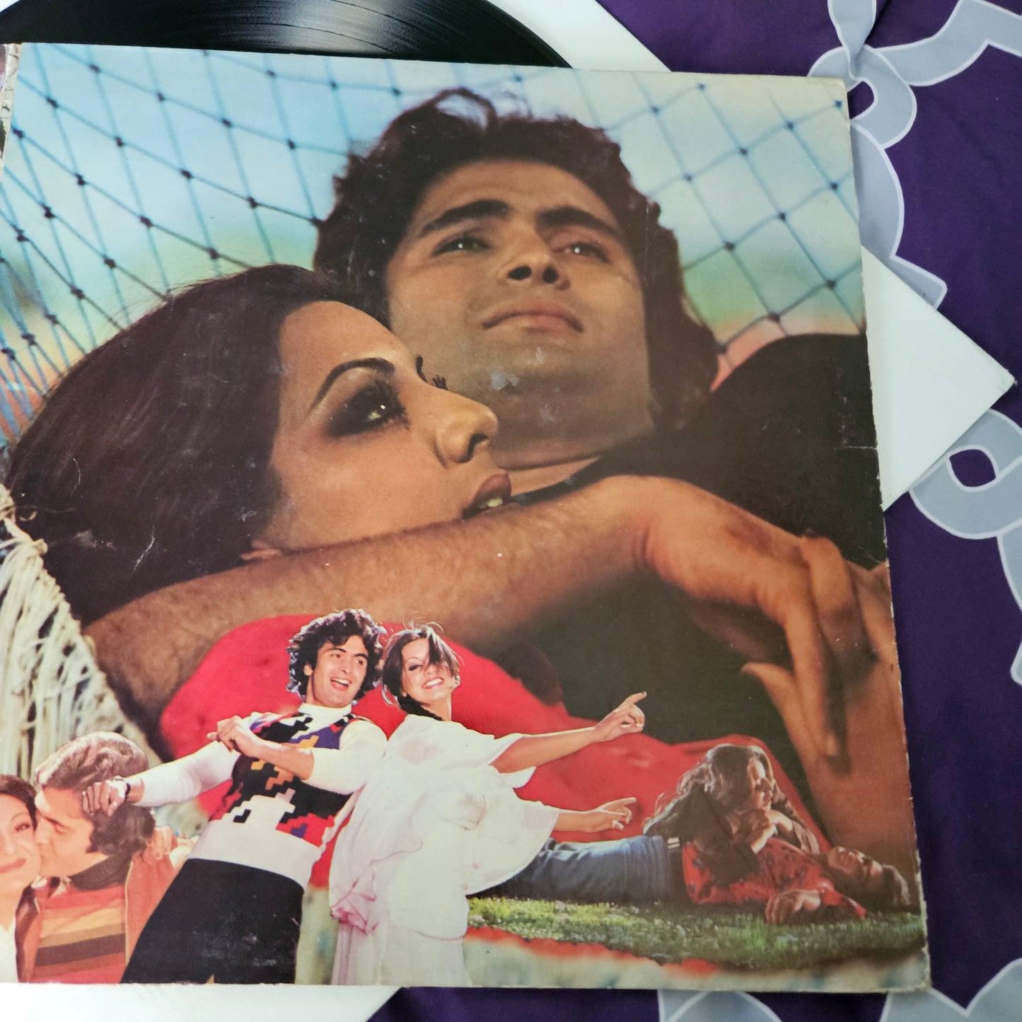 Kabhi Kabhie - Khaiyyam and Sahir classic multifold hard cover - in excellent 1st HMV edition with Red Dog label