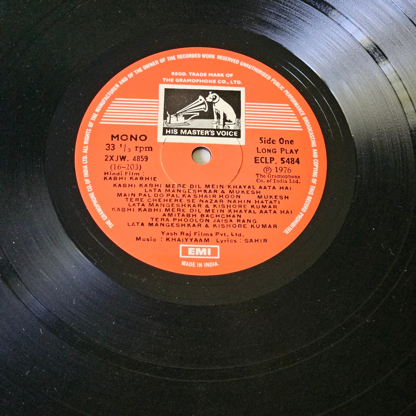 Kabhi Kabhie - Khaiyyam and Sahir classic - in near mint