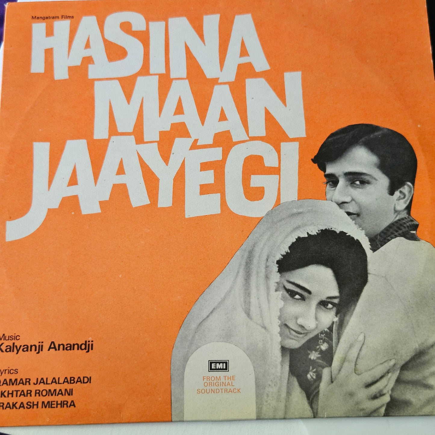 Hasina Man Jayegi - kalyanji Anandji superhit in near mint